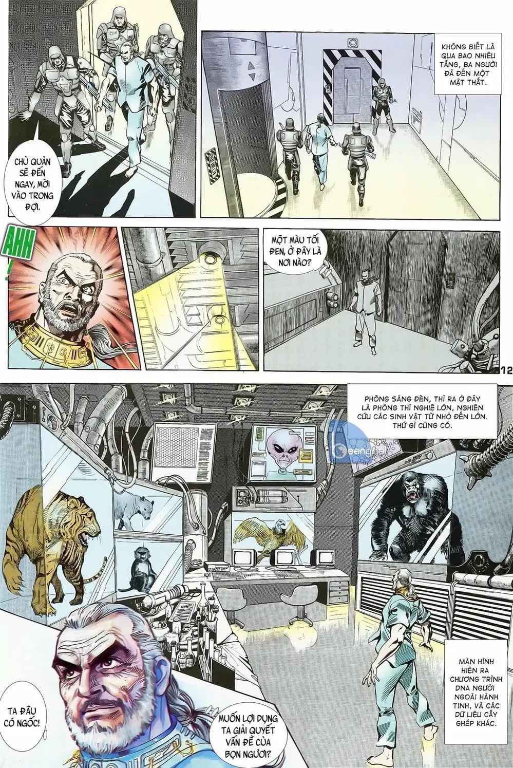 Truyện Tranh Long Hổ 5 Thế trang 8