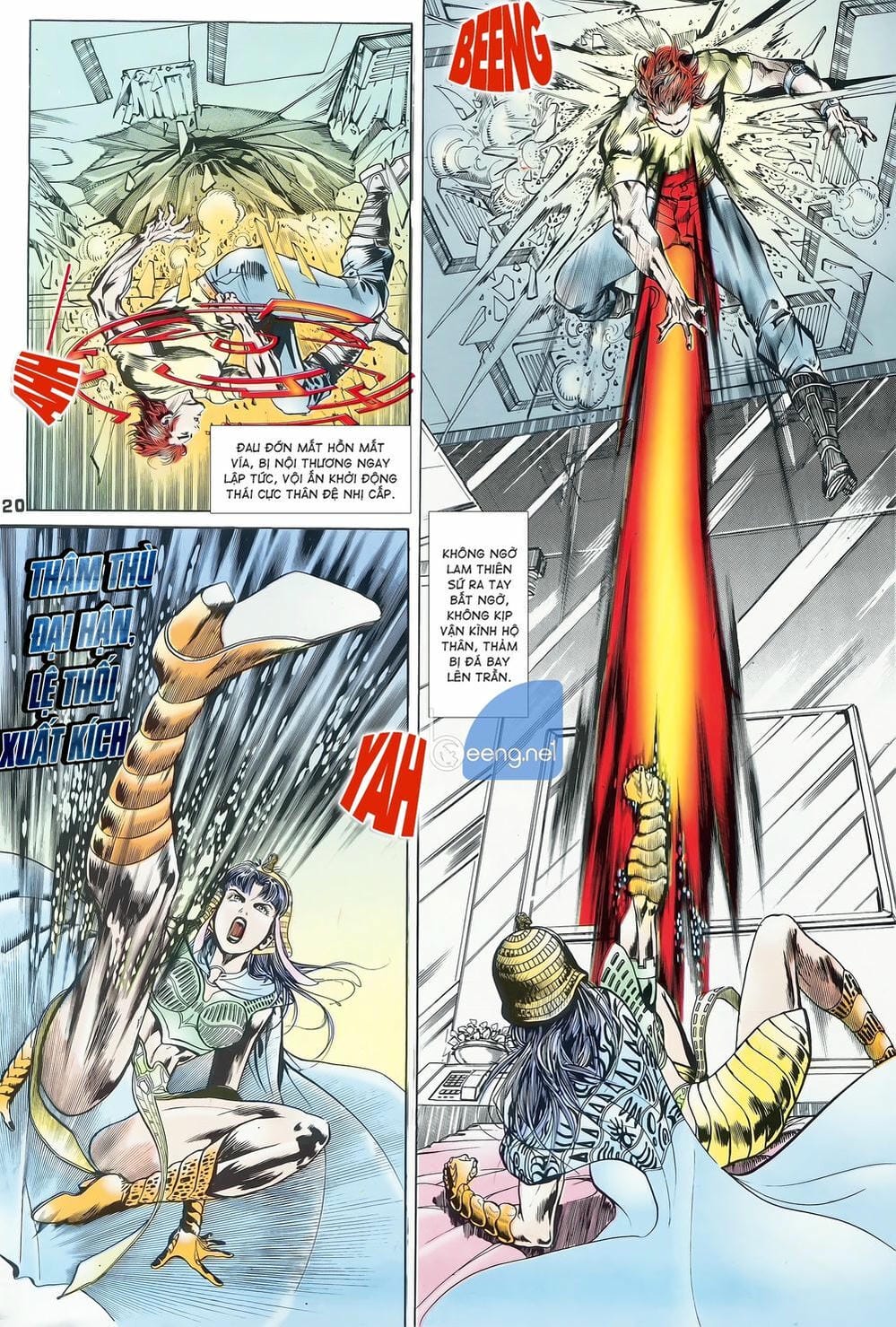 Truyện Tranh Long Hổ 5 Thế trang 8