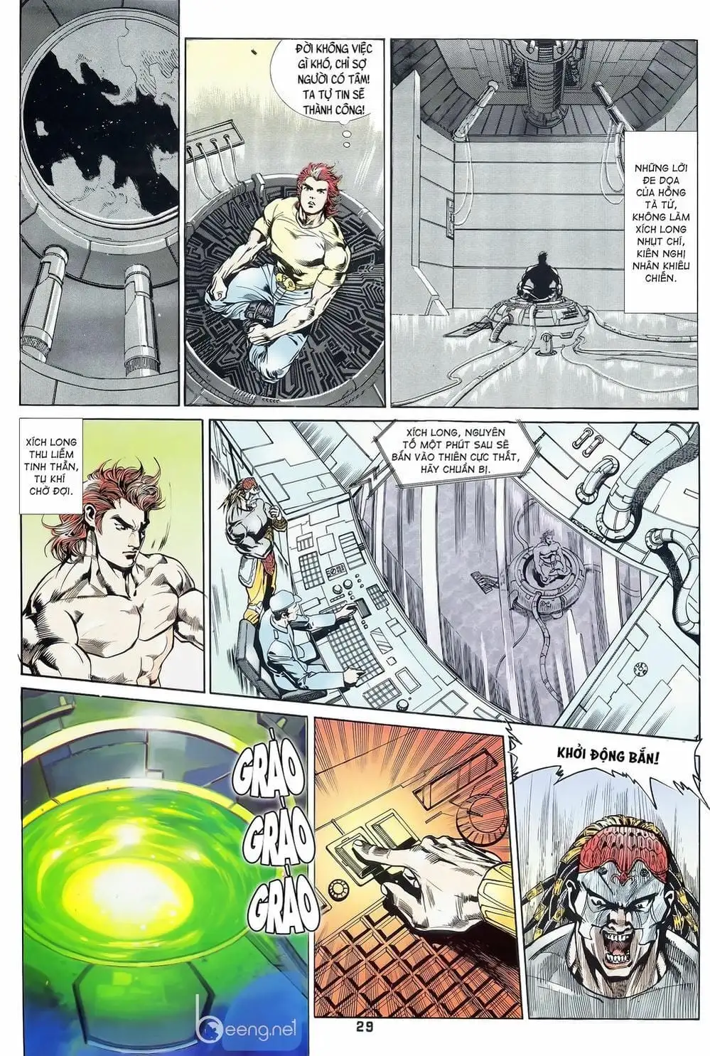Truyện Tranh Long Hổ 5 Thế trang 8