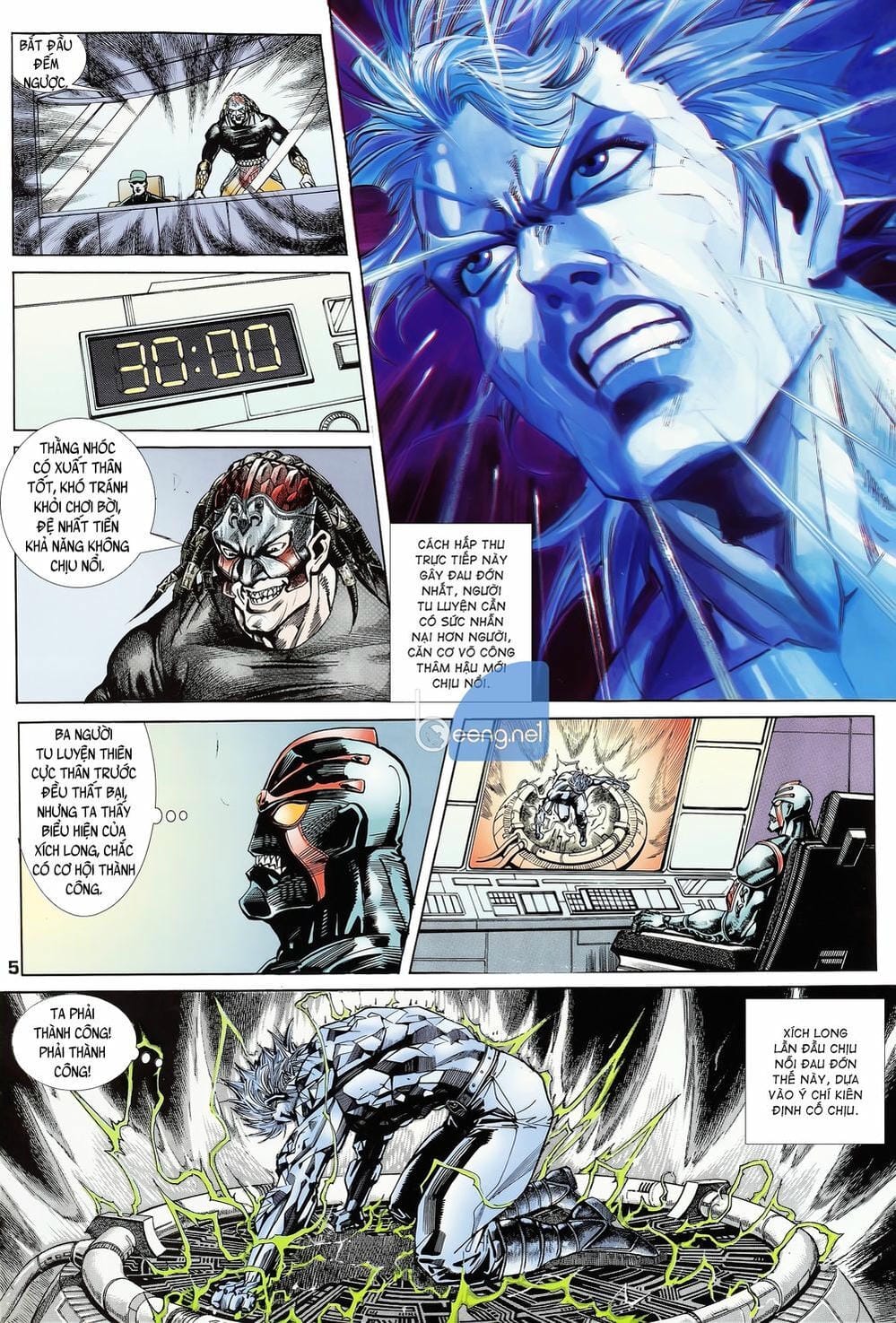 Truyện Tranh Long Hổ 5 Thế trang 8