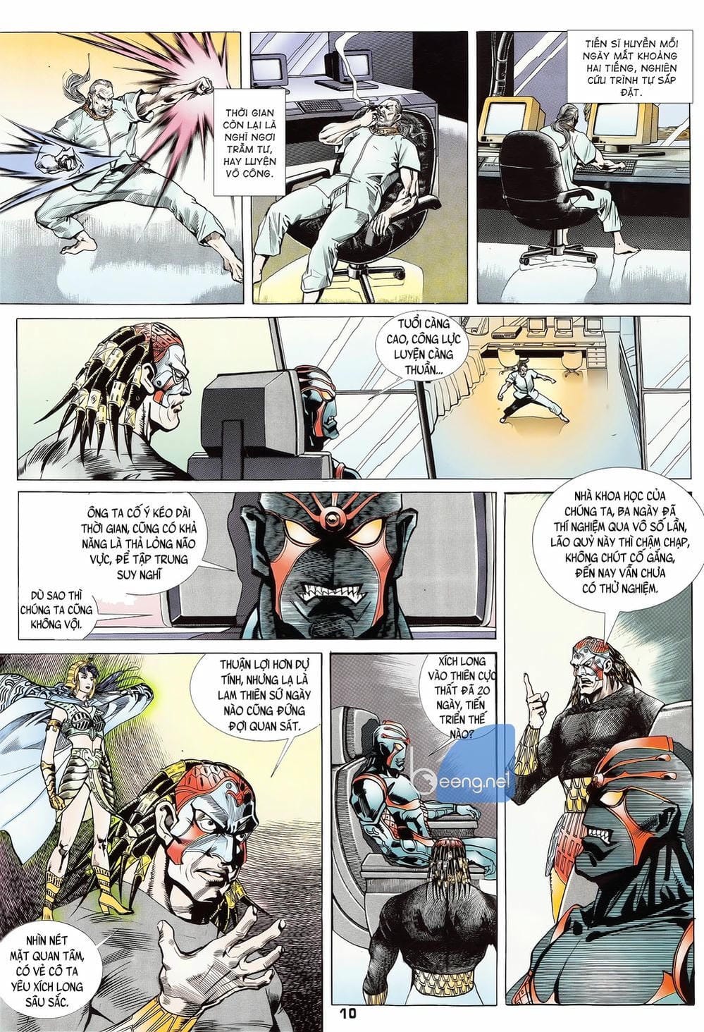 Truyện Tranh Long Hổ 5 Thế trang 8