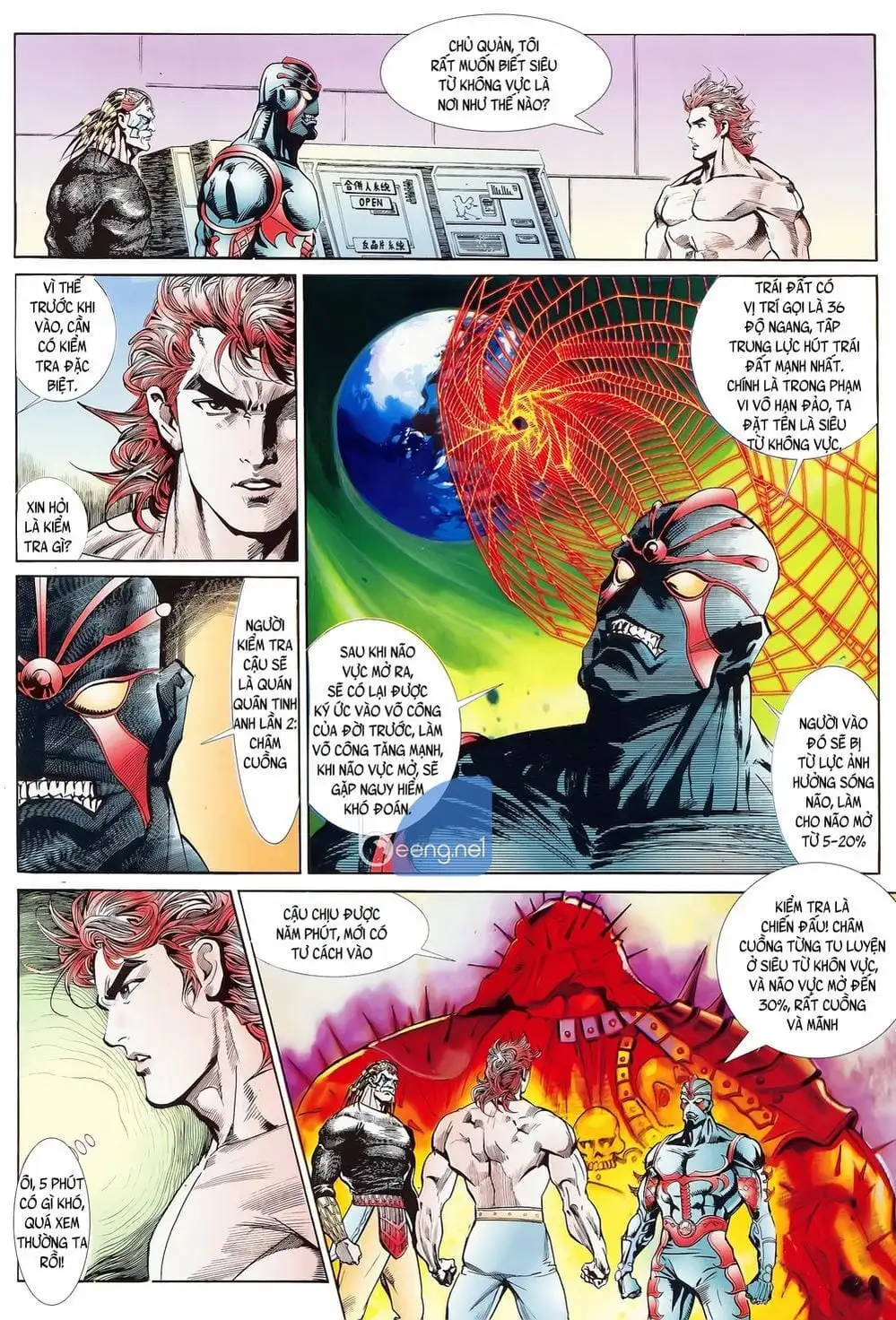 Truyện Tranh Long Hổ 5 Thế trang 8