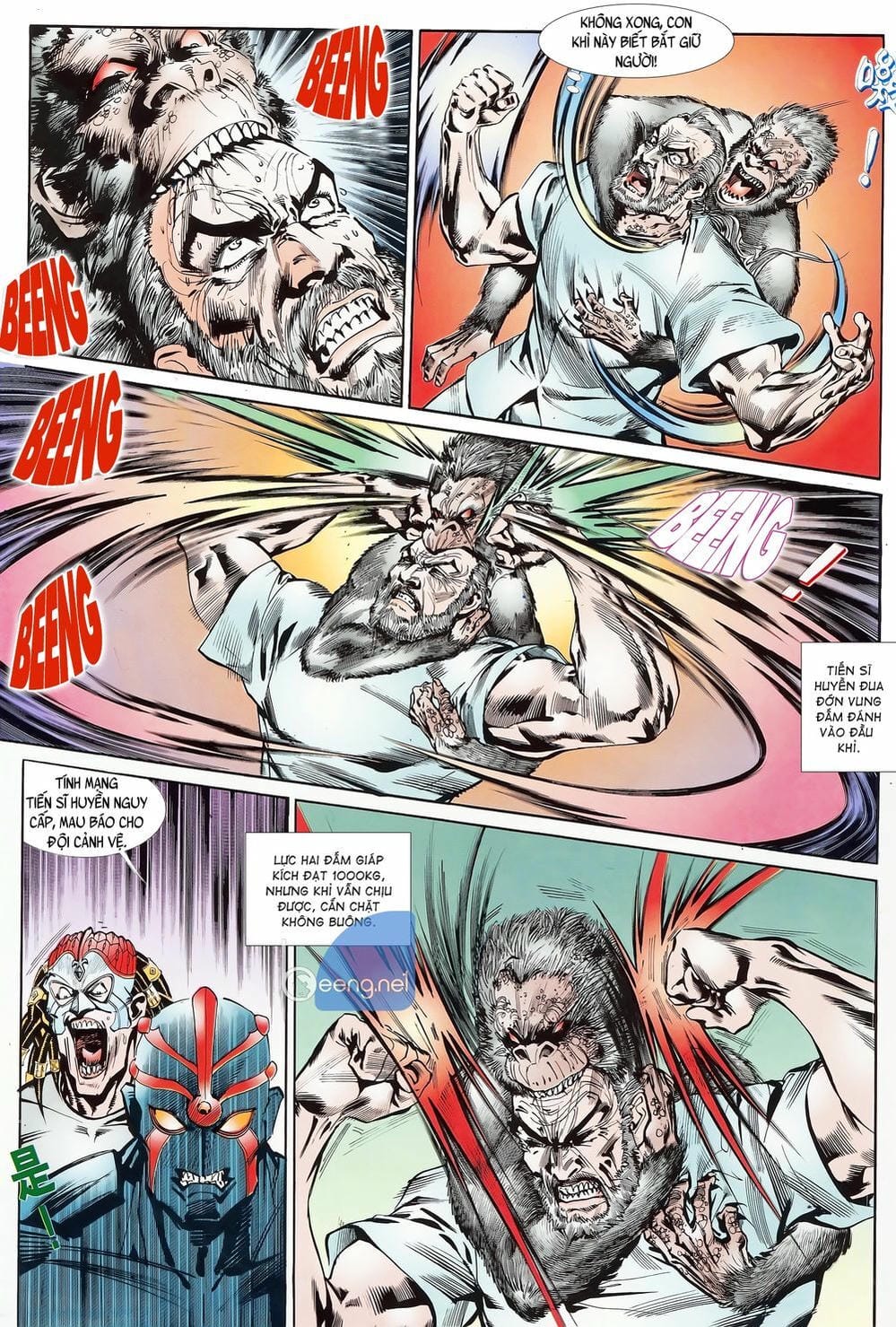 Truyện Tranh Long Hổ 5 Thế trang 8