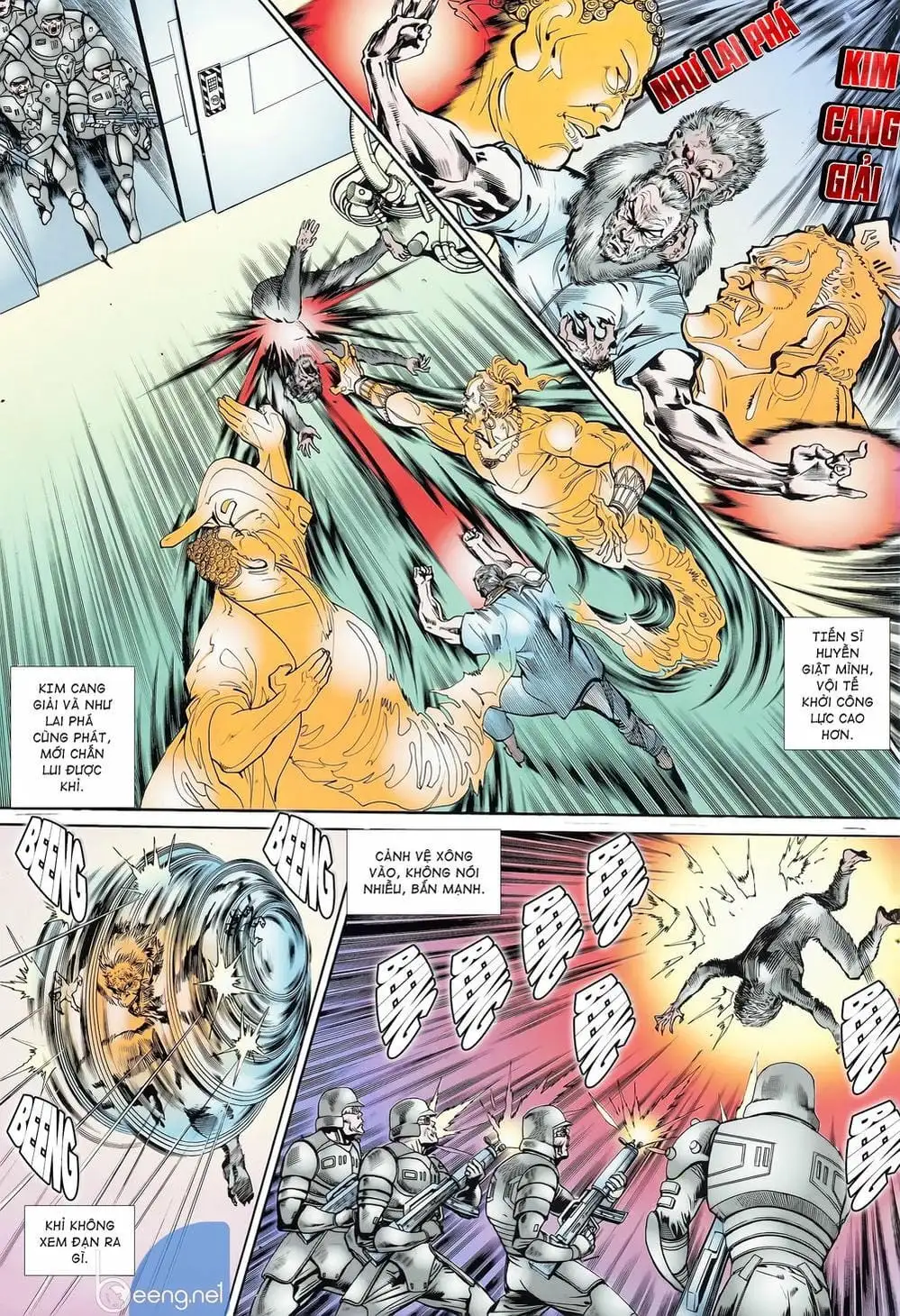Truyện Tranh Long Hổ 5 Thế trang 8