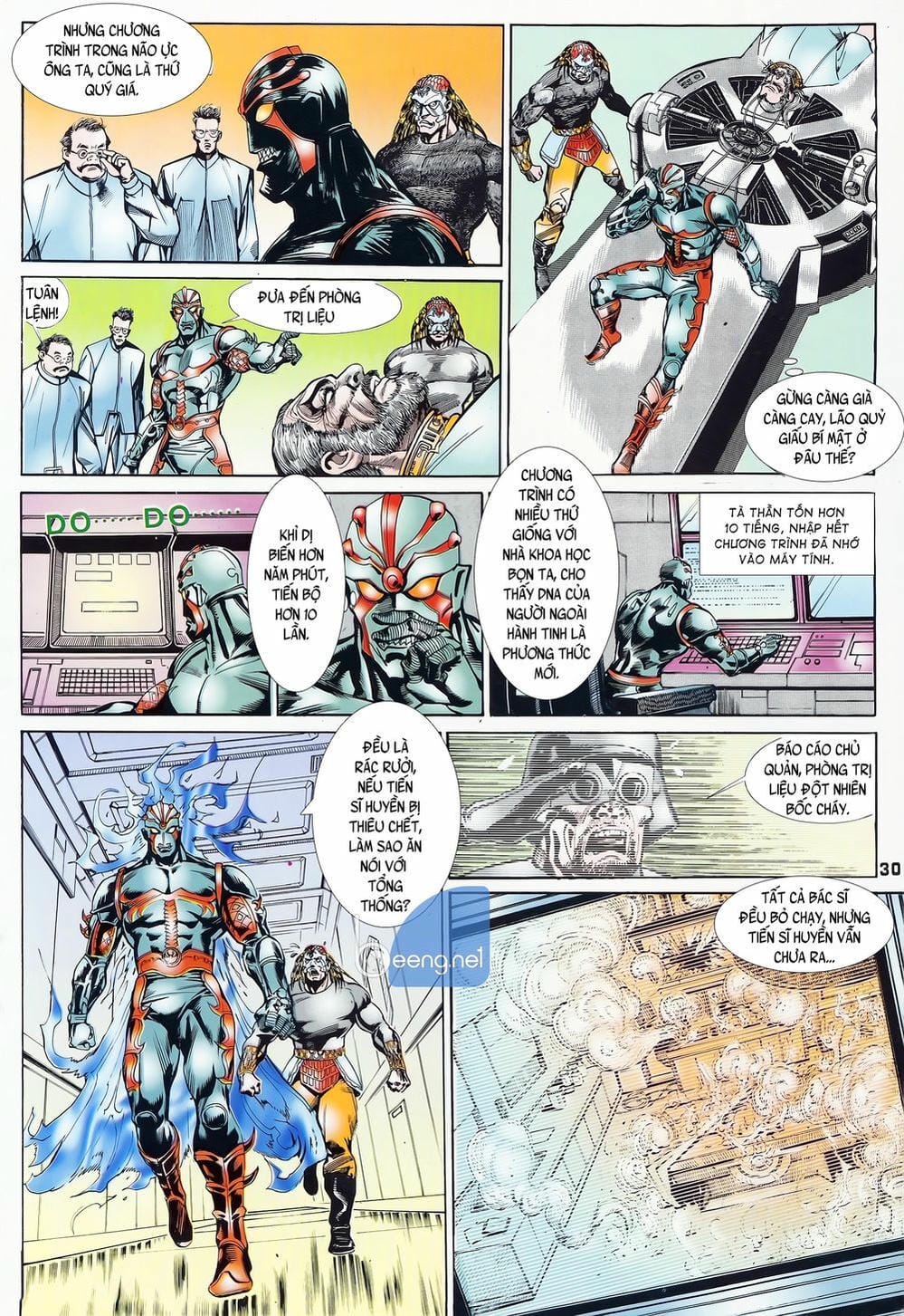 Truyện Tranh Long Hổ 5 Thế trang 8