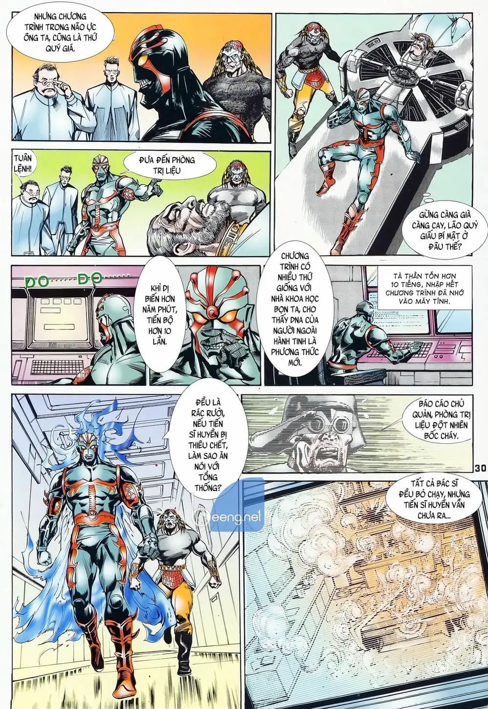 Truyện Tranh Long Hổ 5 Thế trang 8