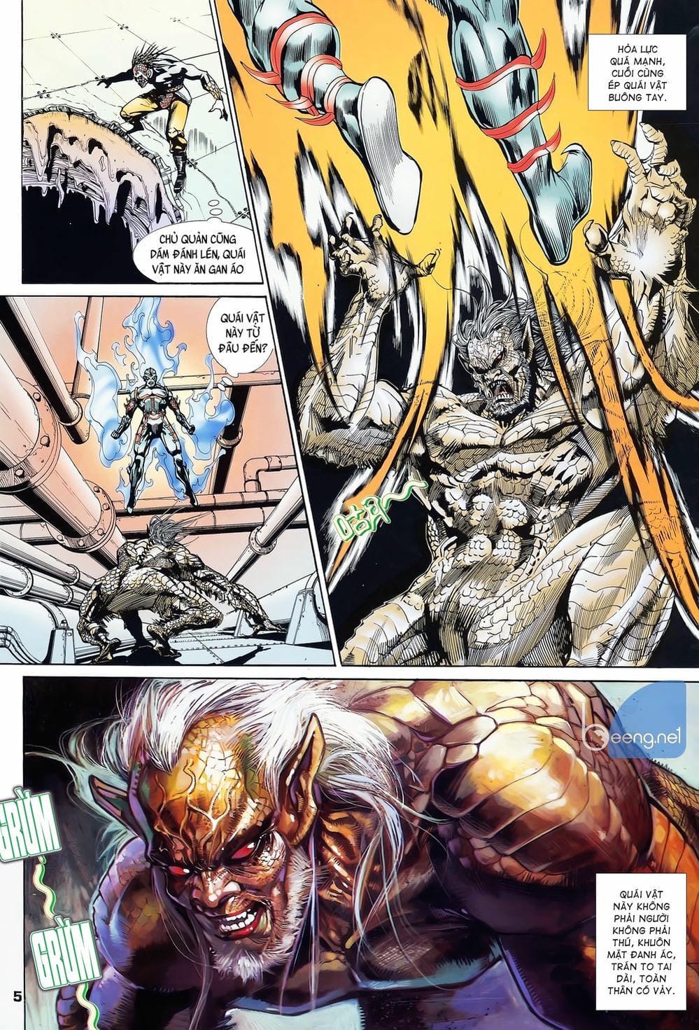 Truyện Tranh Long Hổ 5 Thế trang 8