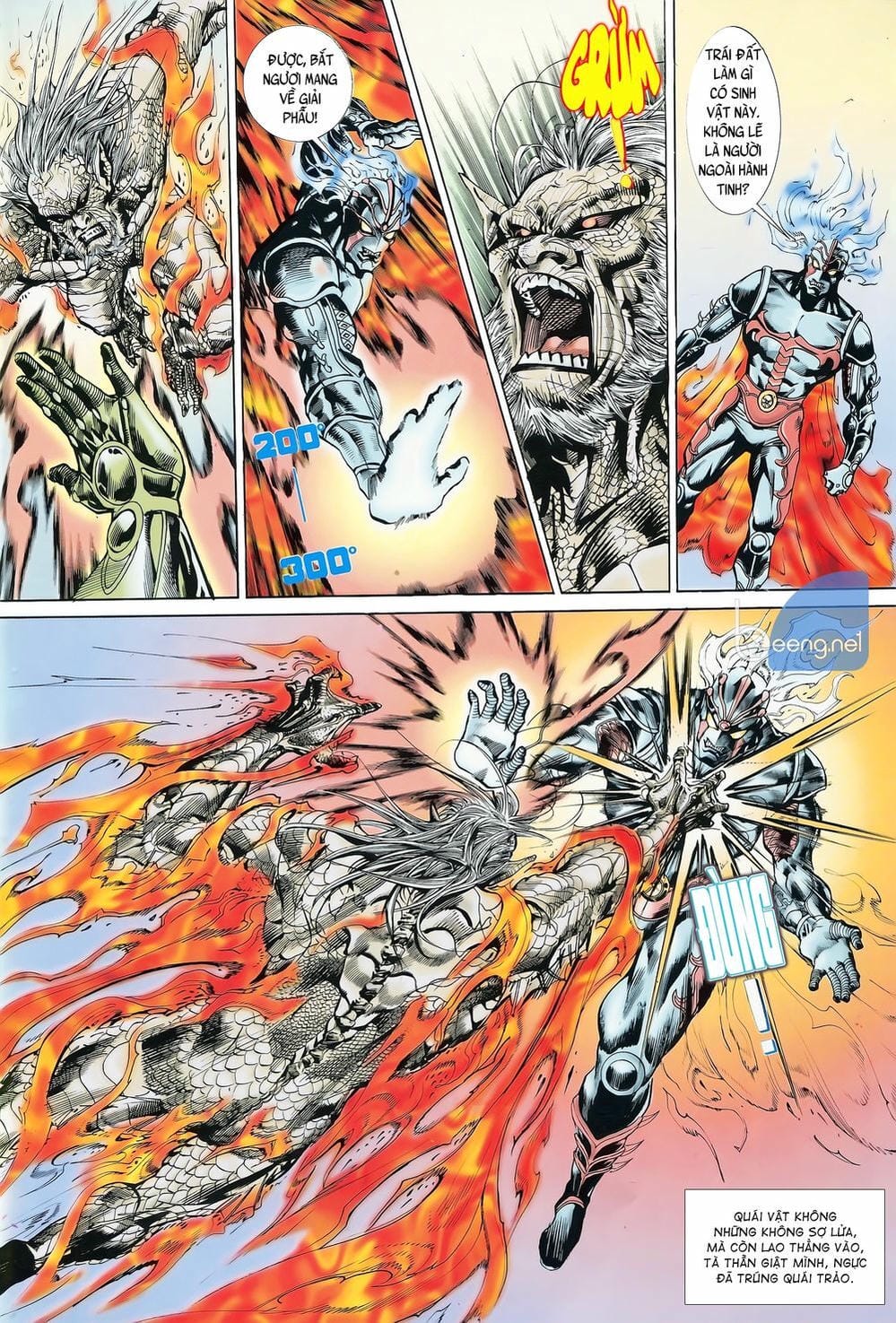 Truyện Tranh Long Hổ 5 Thế trang 8