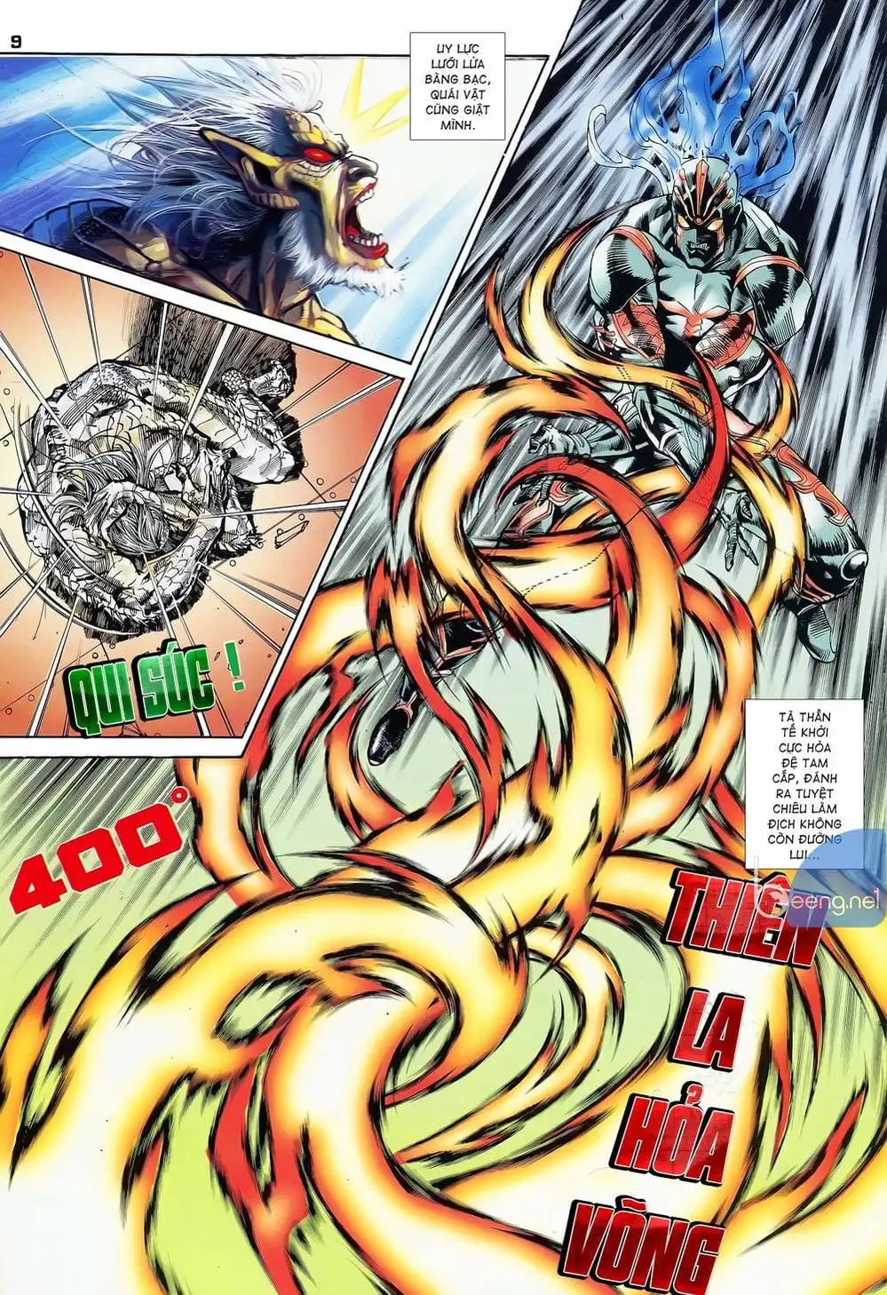 Truyện Tranh Long Hổ 5 Thế trang 8