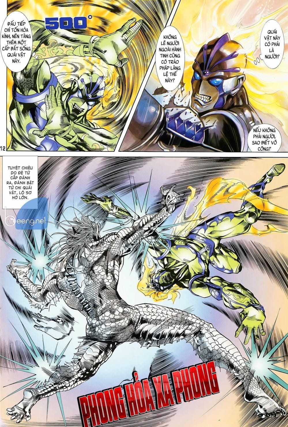 Truyện Tranh Long Hổ 5 Thế trang 8