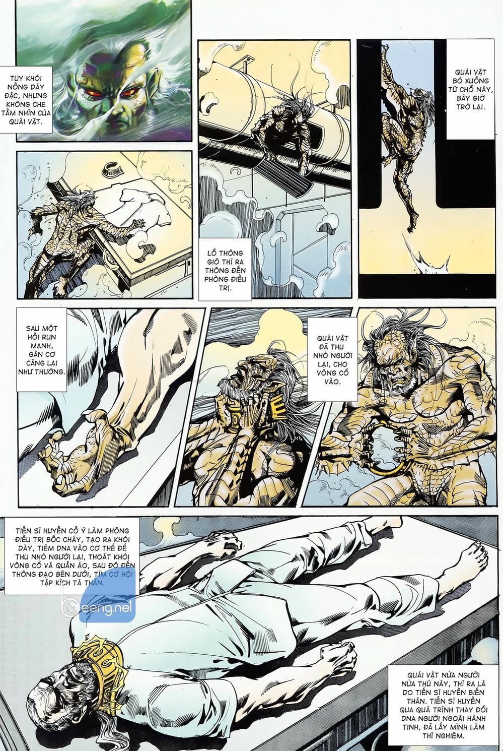 Truyện Tranh Long Hổ 5 Thế trang 8