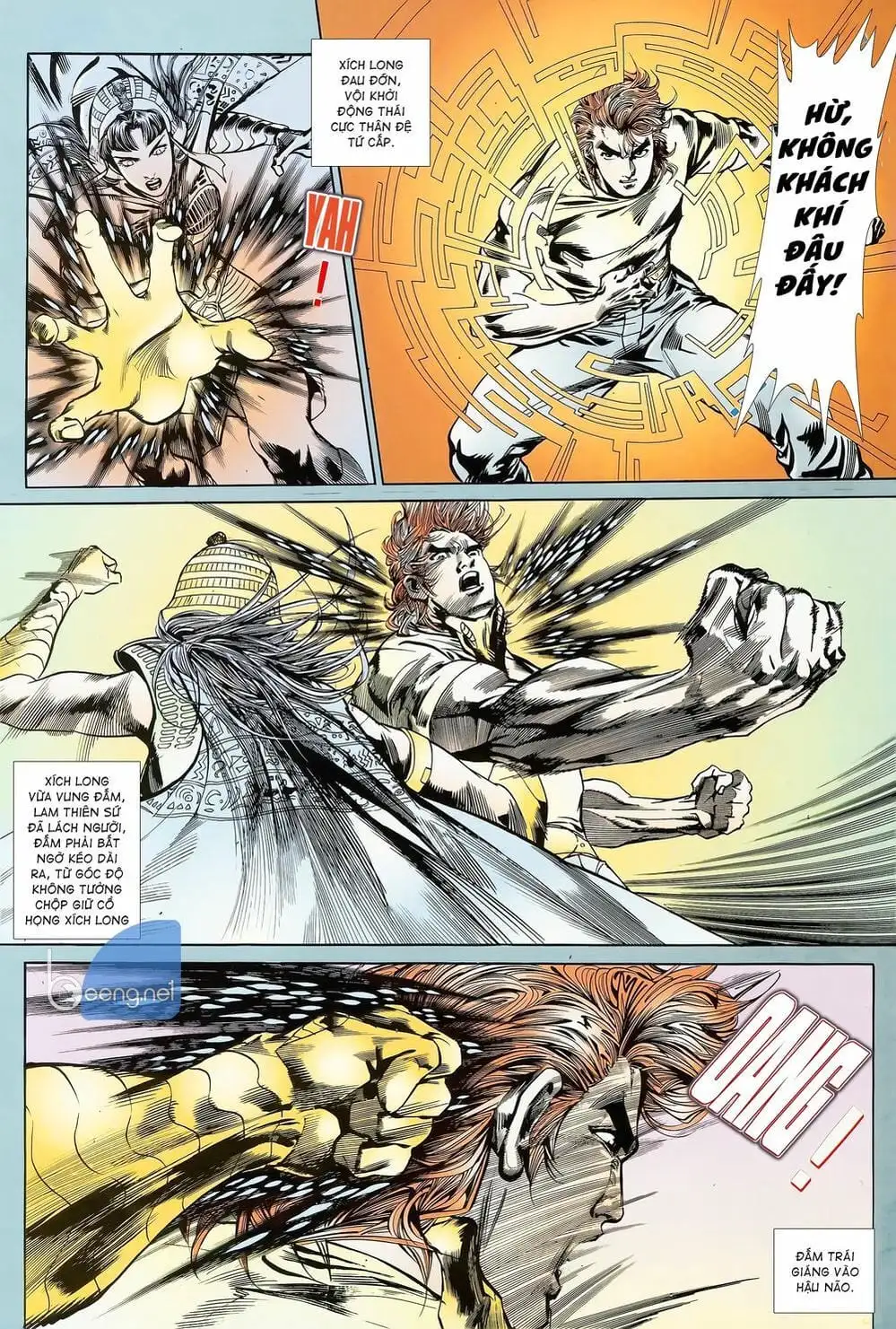 Truyện Tranh Long Hổ 5 Thế trang 8