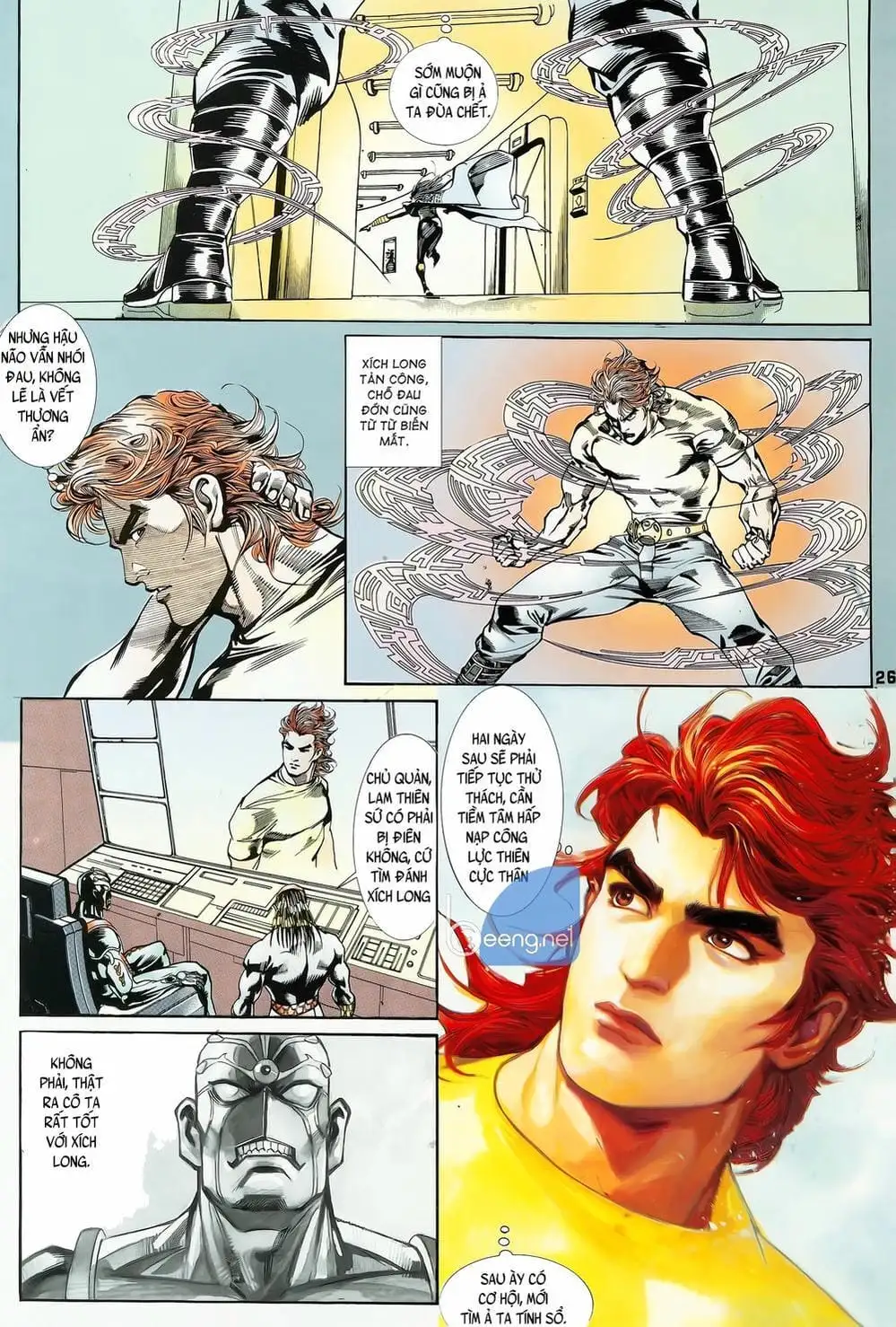 Truyện Tranh Long Hổ 5 Thế trang 8