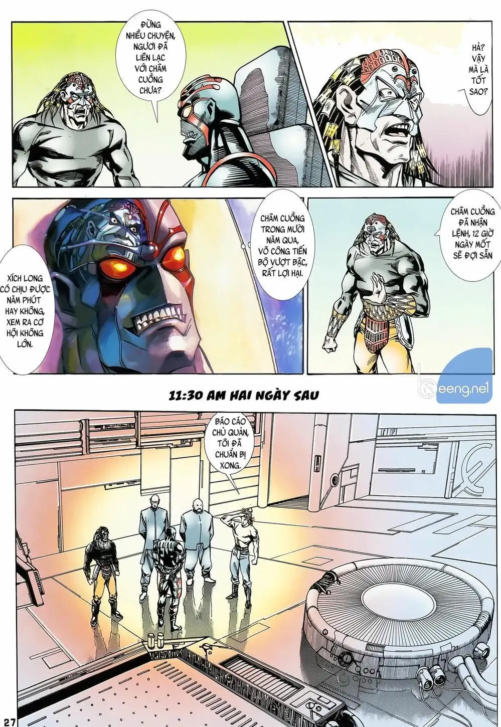 Truyện Tranh Long Hổ 5 Thế trang 8