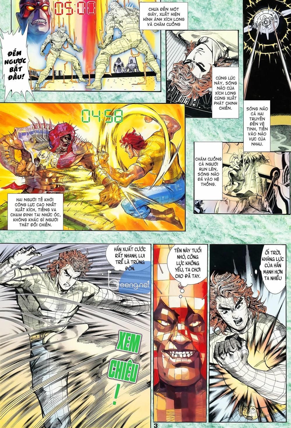 Truyện Tranh Long Hổ 5 Thế trang 8