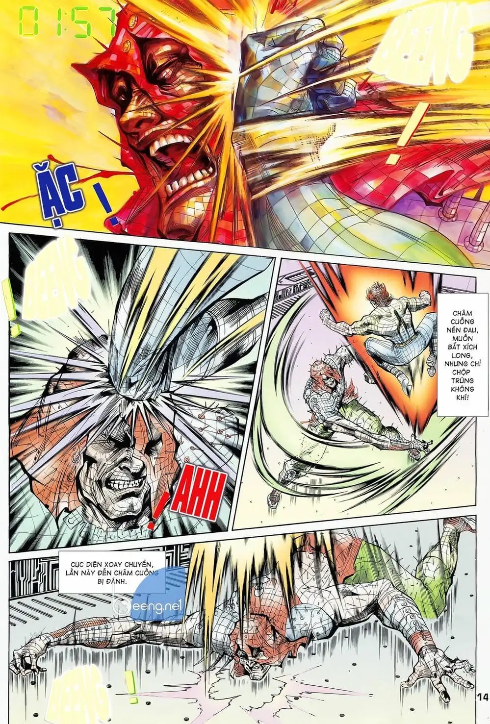 Truyện Tranh Long Hổ 5 Thế trang 8