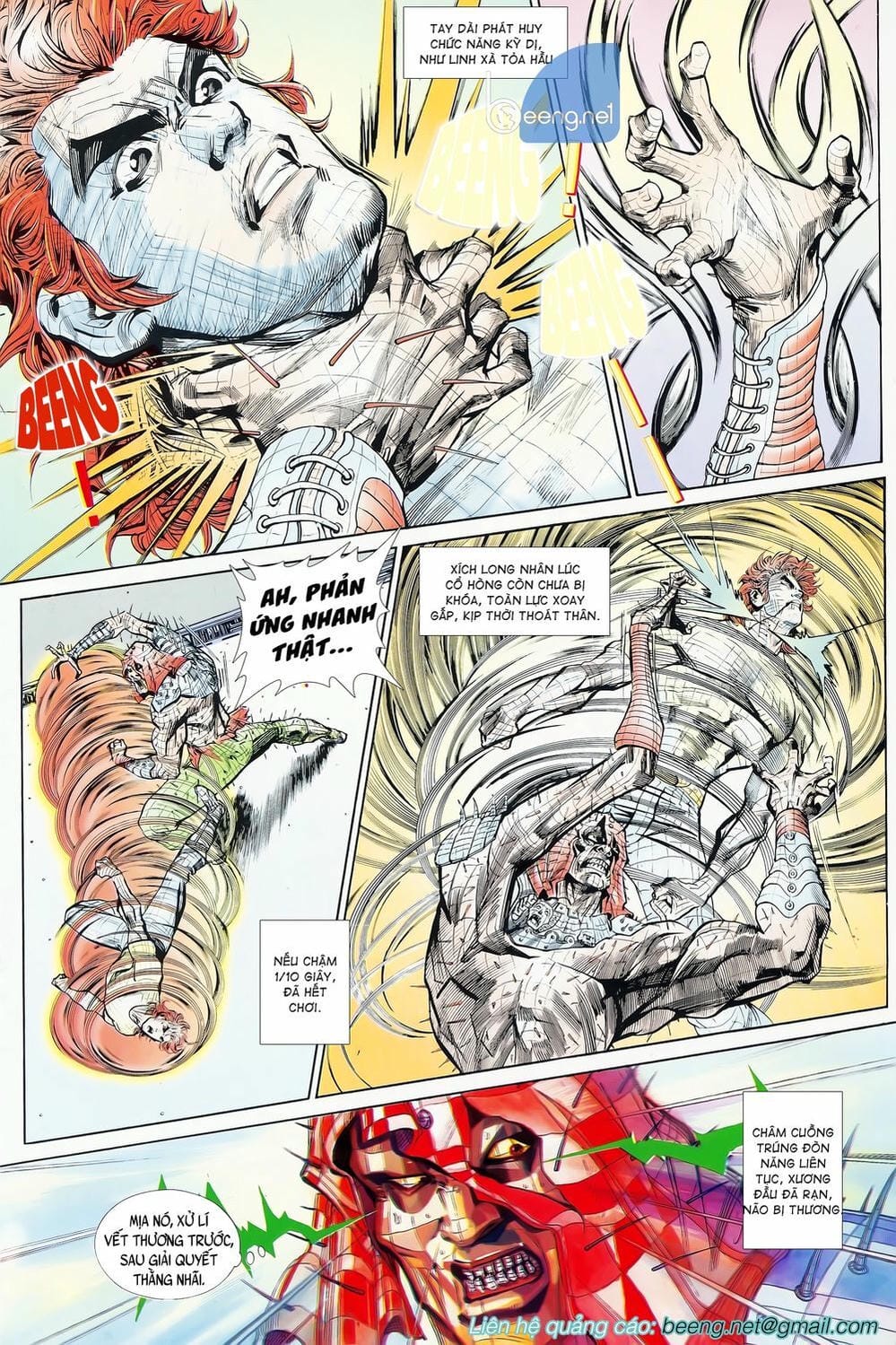 Truyện Tranh Long Hổ 5 Thế trang 8