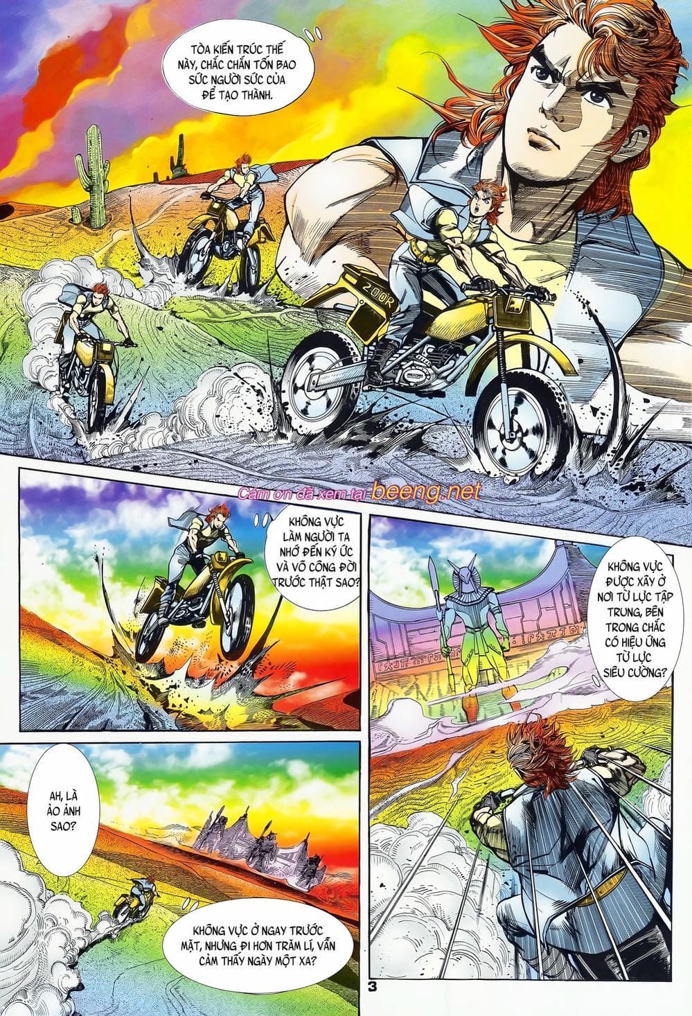 Truyện Tranh Long Hổ 5 Thế trang 8