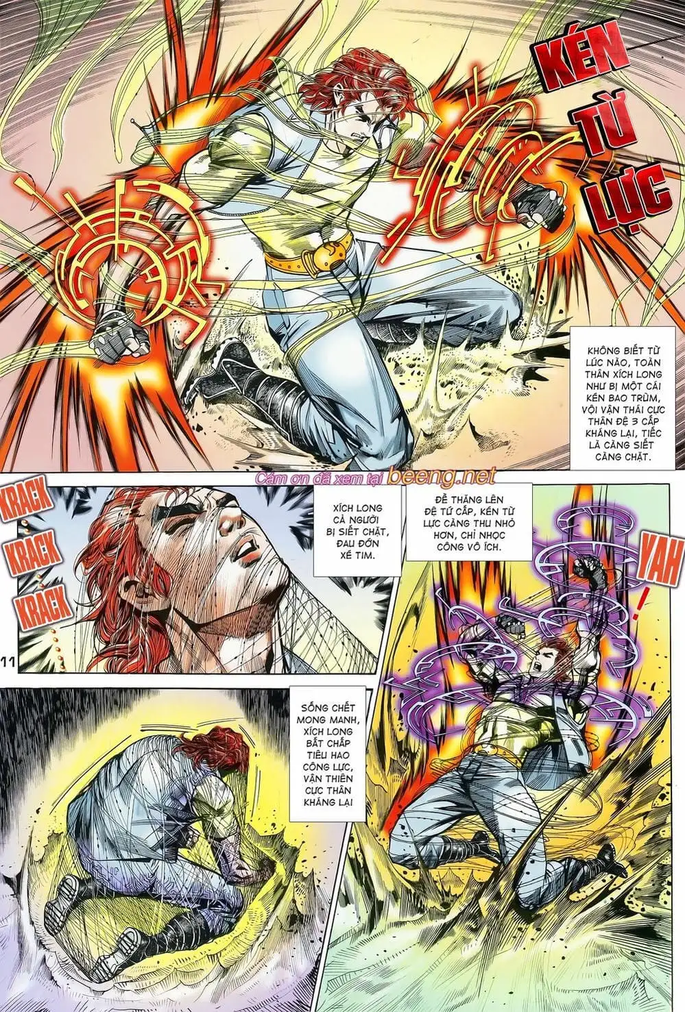 Truyện Tranh Long Hổ 5 Thế trang 8