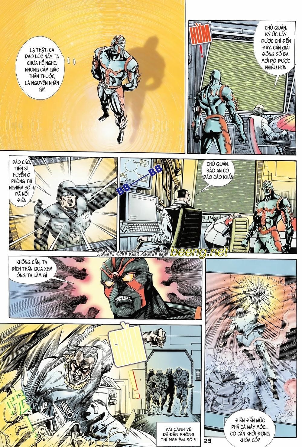 Truyện Tranh Long Hổ 5 Thế trang 8