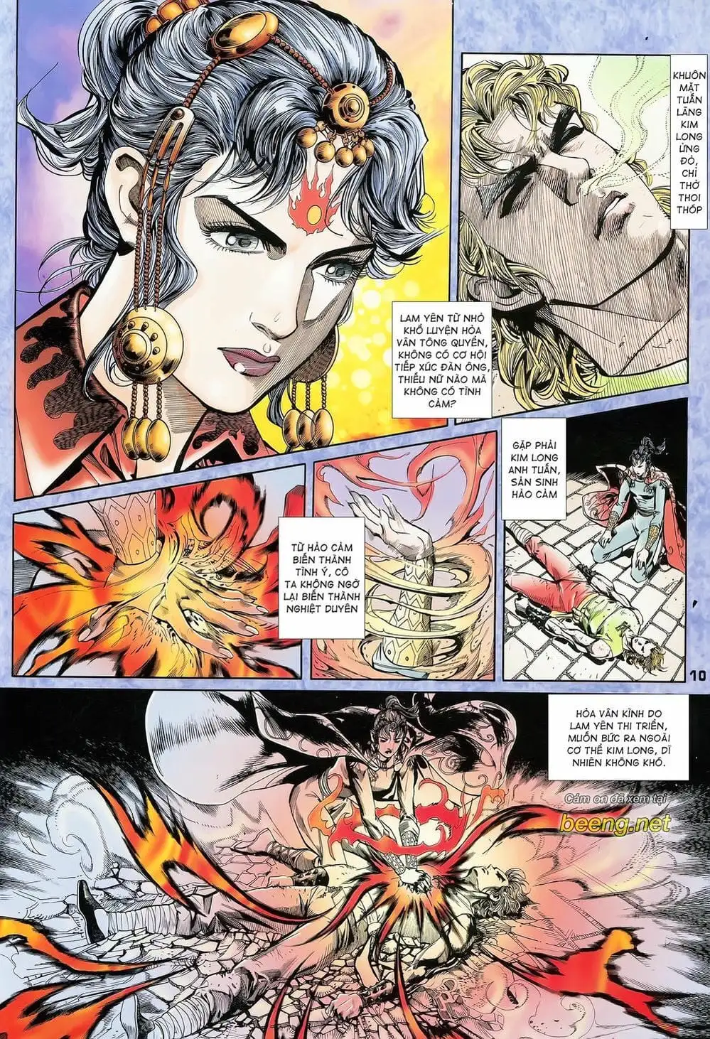 Truyện Tranh Long Hổ 5 Thế trang 8