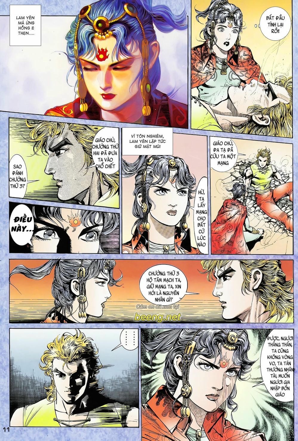 Truyện Tranh Long Hổ 5 Thế trang 8