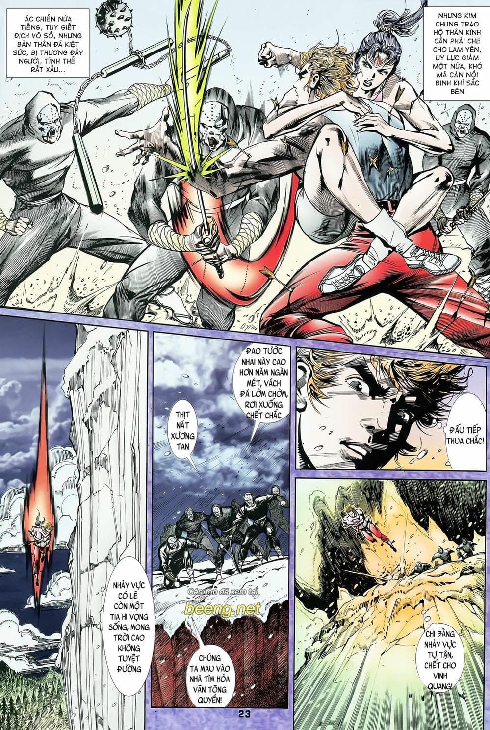 Truyện Tranh Long Hổ 5 Thế trang 8