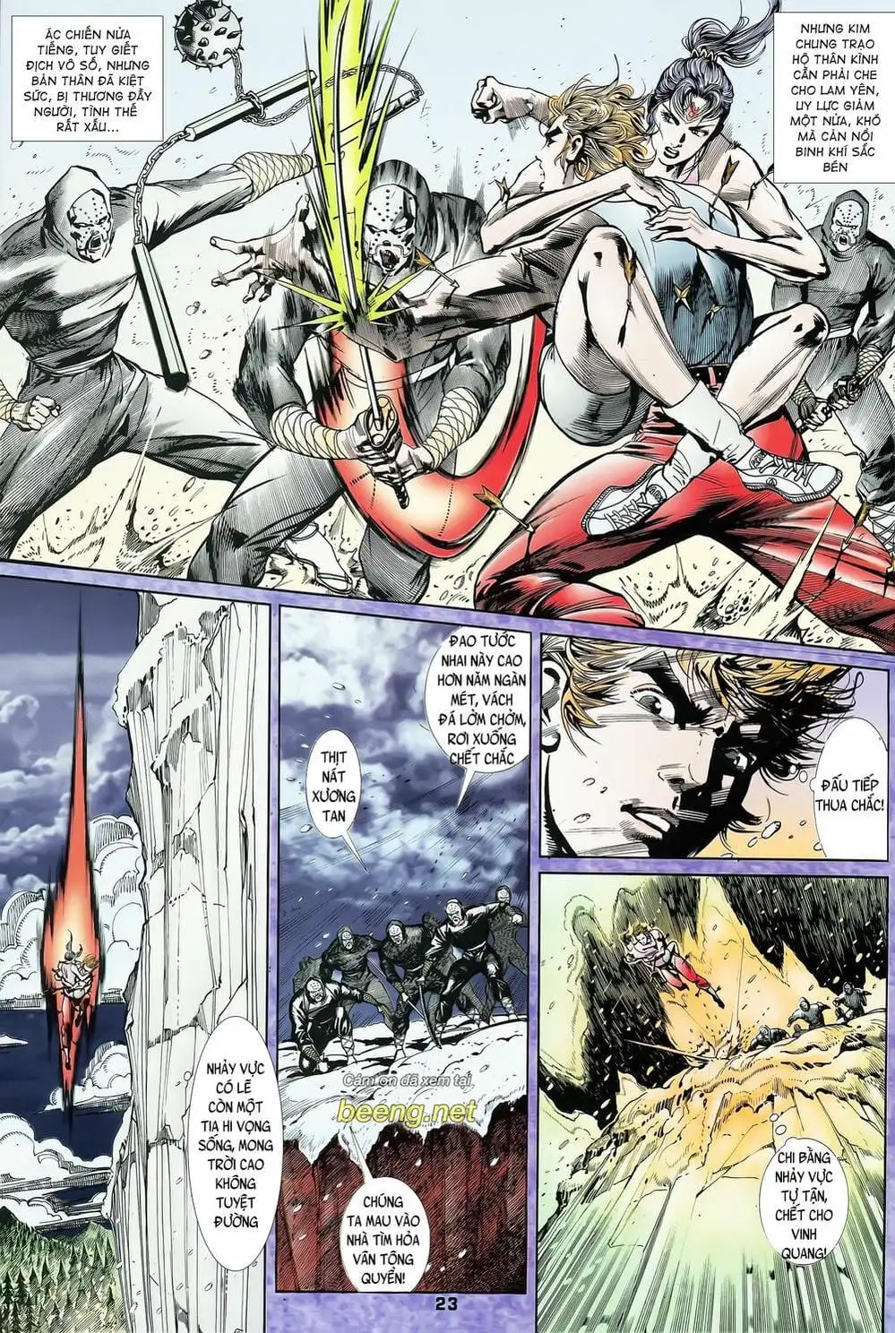 Truyện Tranh Long Hổ 5 Thế trang 8