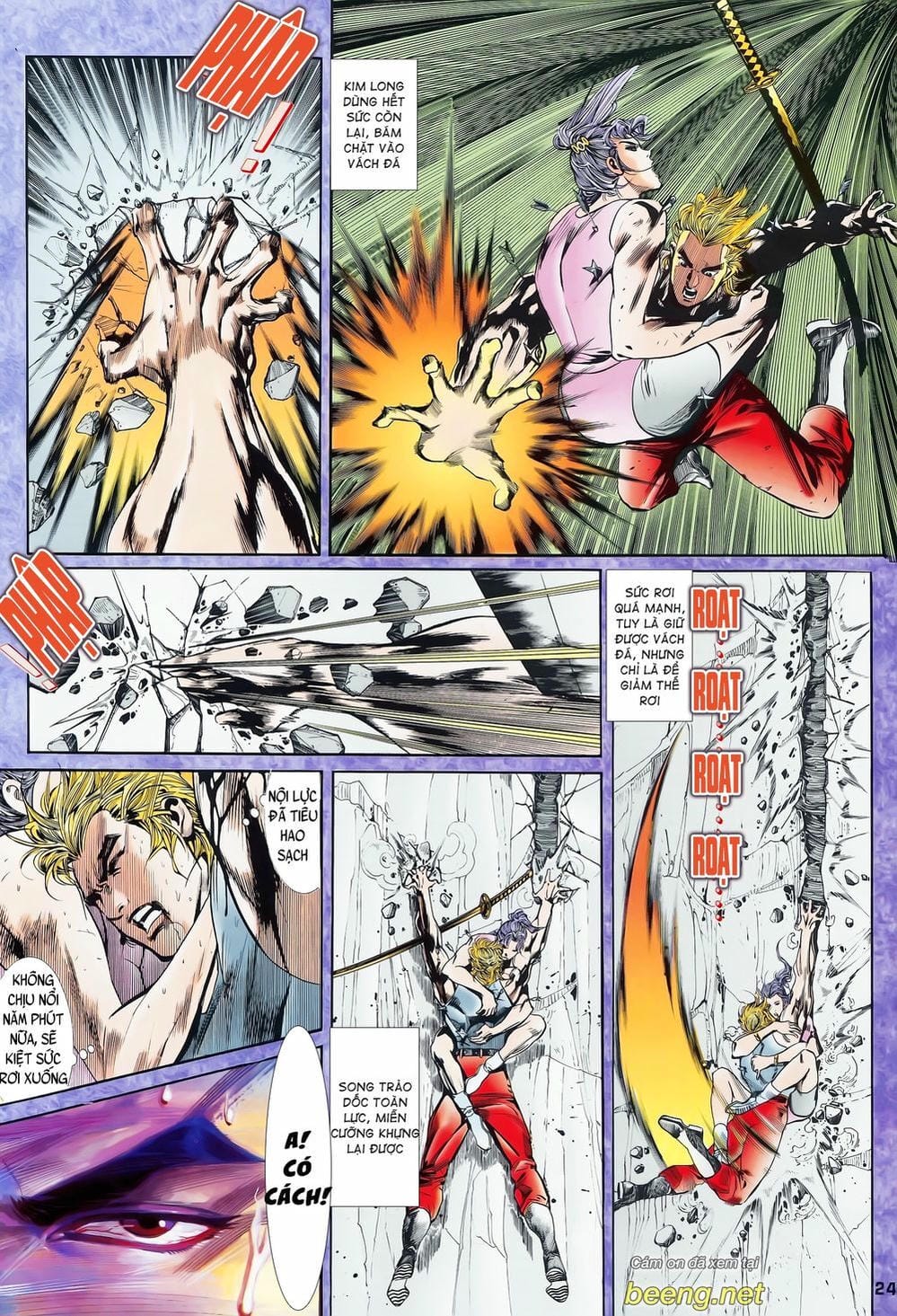 Truyện Tranh Long Hổ 5 Thế trang 8