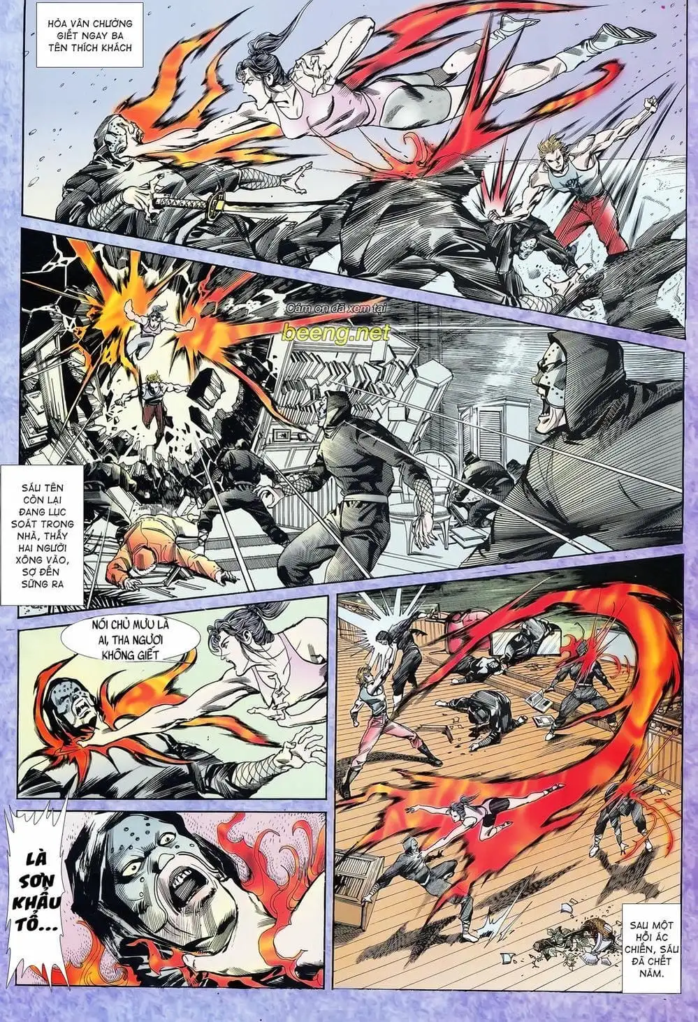 Truyện Tranh Long Hổ 5 Thế trang 8