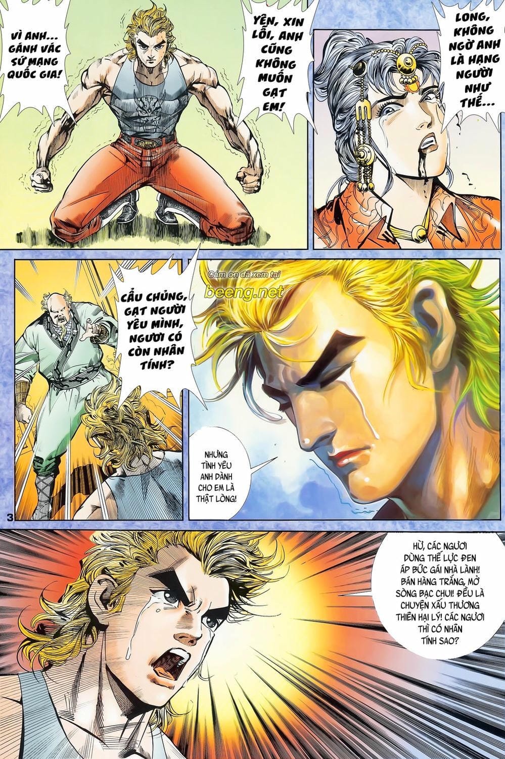 Truyện Tranh Long Hổ 5 Thế trang 8