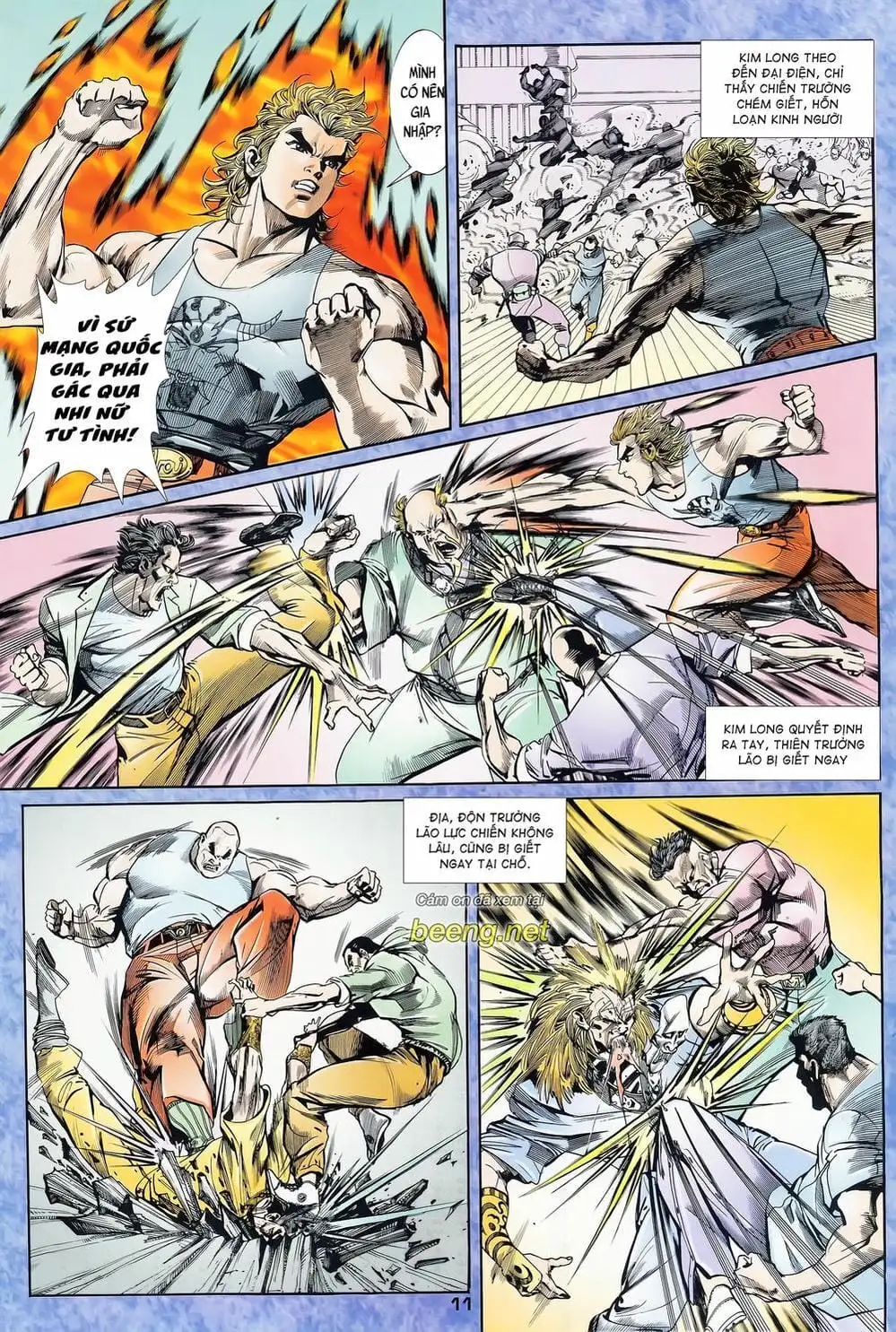 Truyện Tranh Long Hổ 5 Thế trang 8