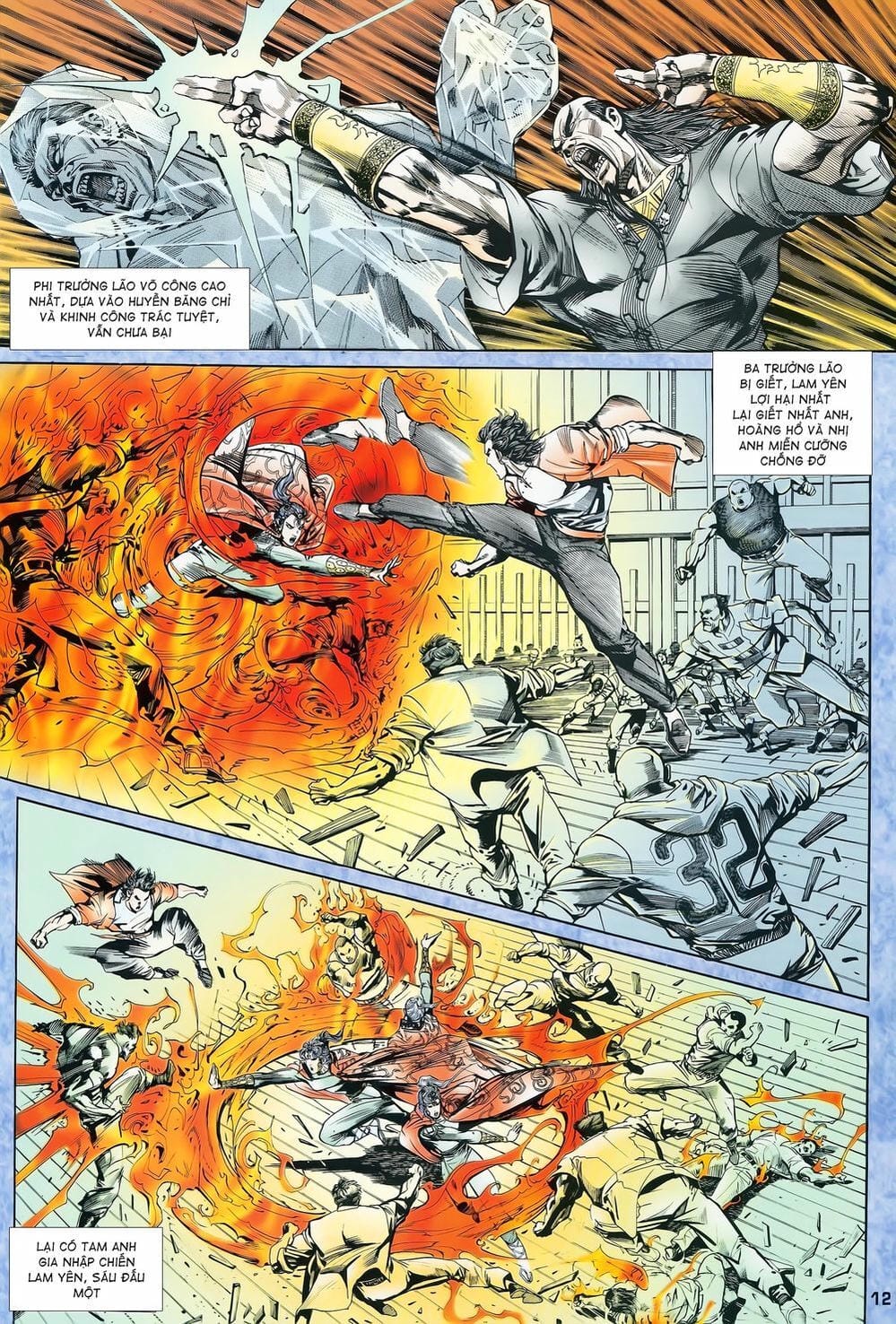 Truyện Tranh Long Hổ 5 Thế trang 8