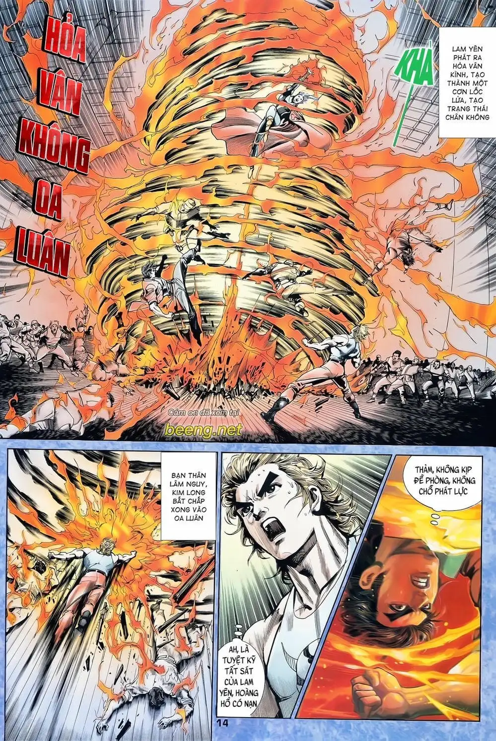 Truyện Tranh Long Hổ 5 Thế trang 8