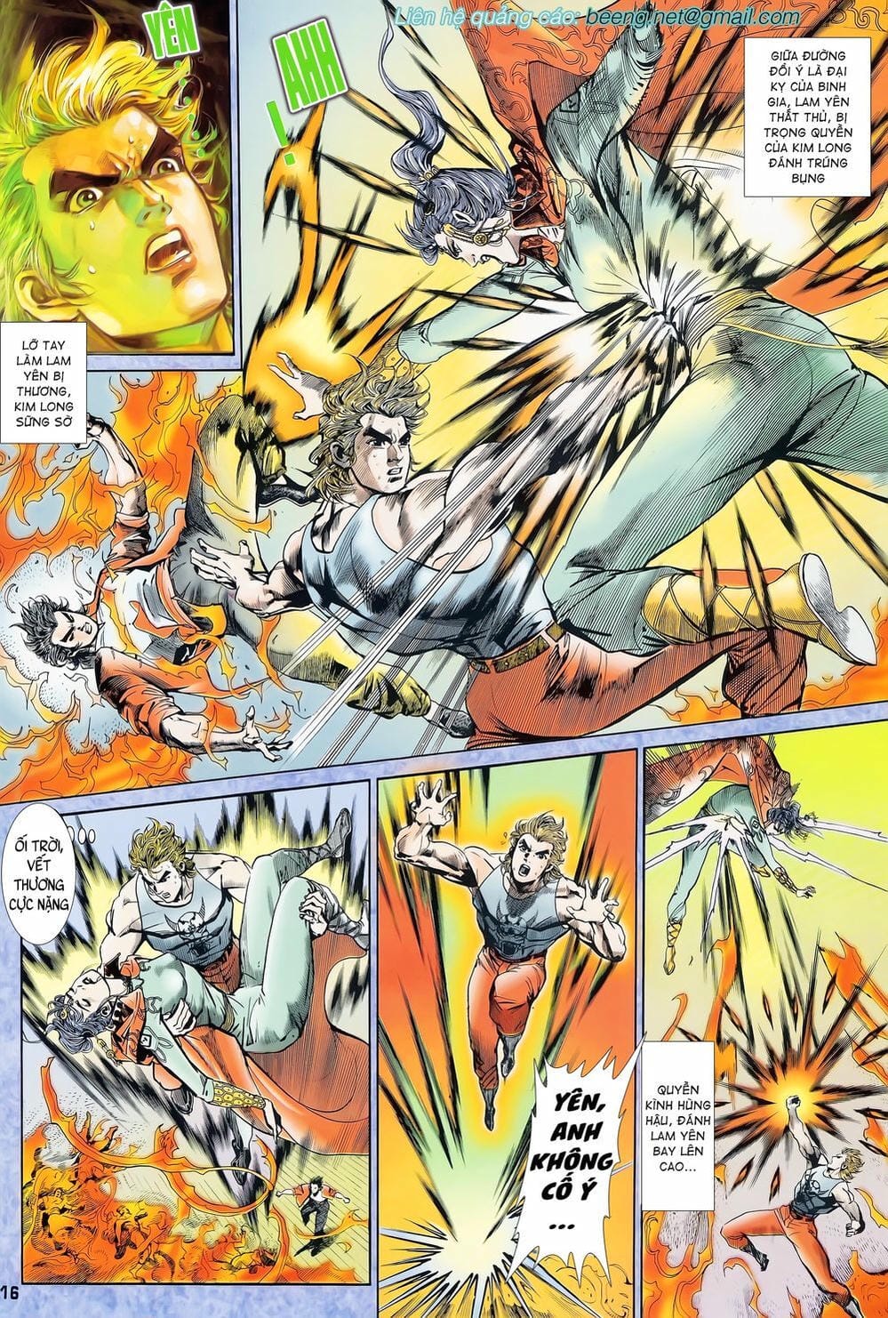 Truyện Tranh Long Hổ 5 Thế trang 8