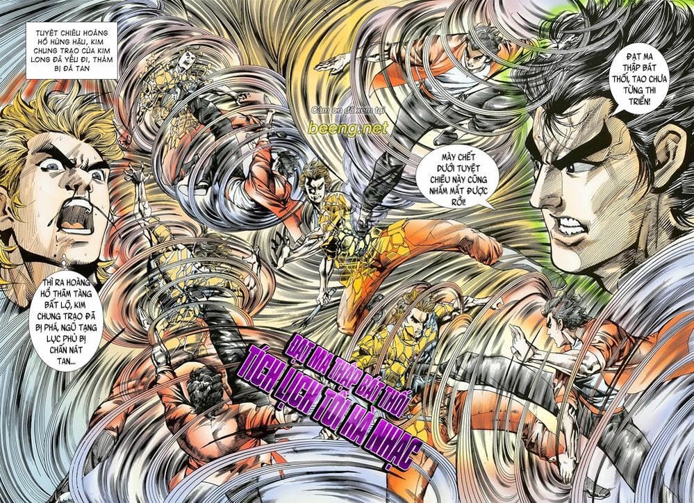 Truyện Tranh Long Hổ 5 Thế trang 8