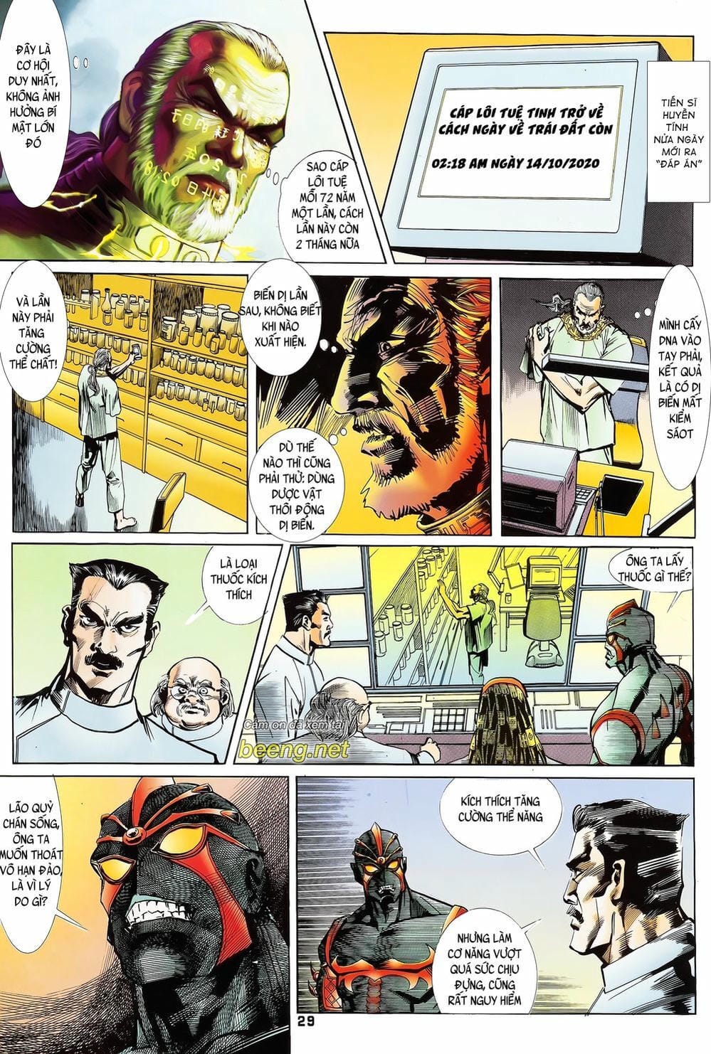 Truyện Tranh Long Hổ 5 Thế trang 8