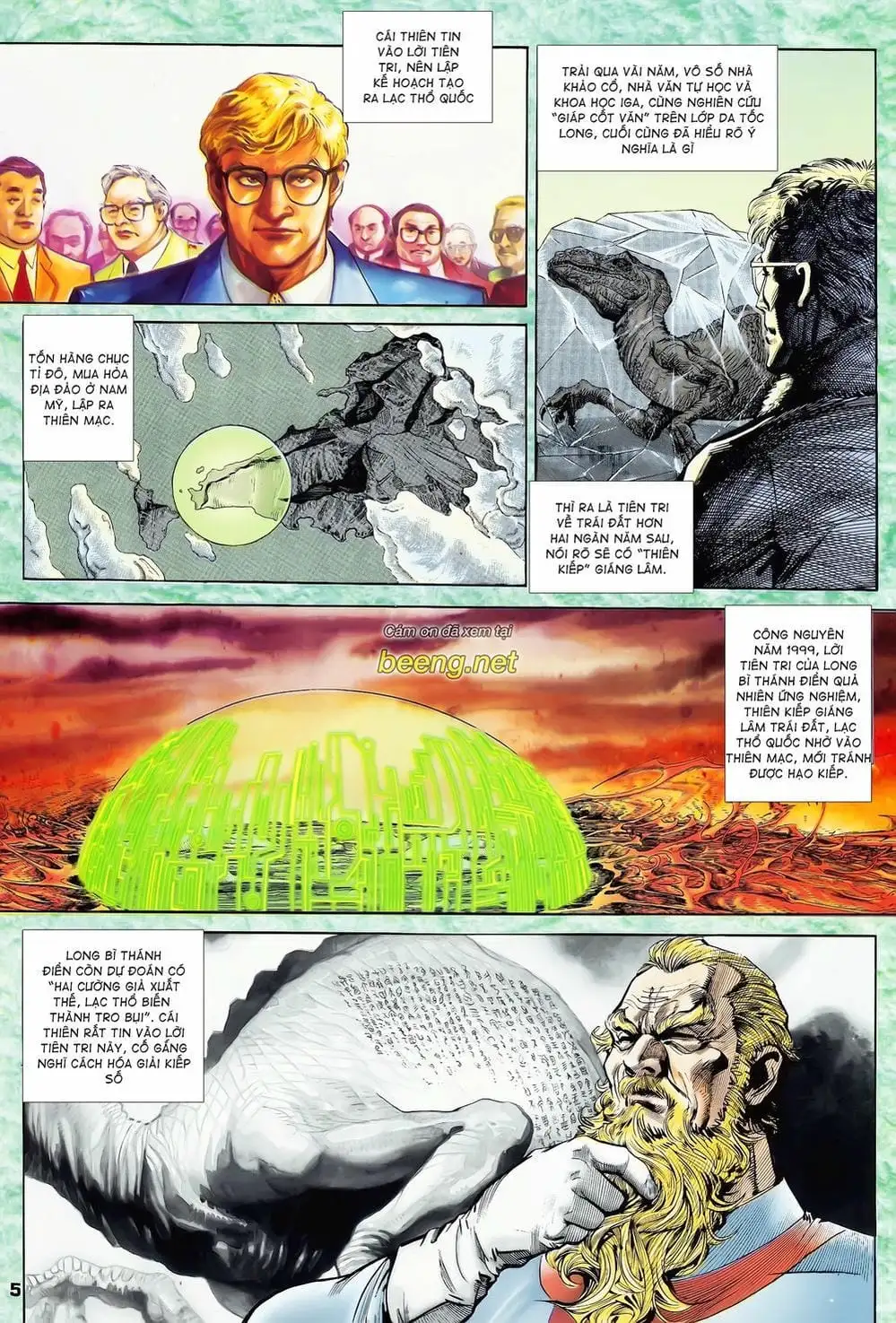 Truyện Tranh Long Hổ 5 Thế trang 8