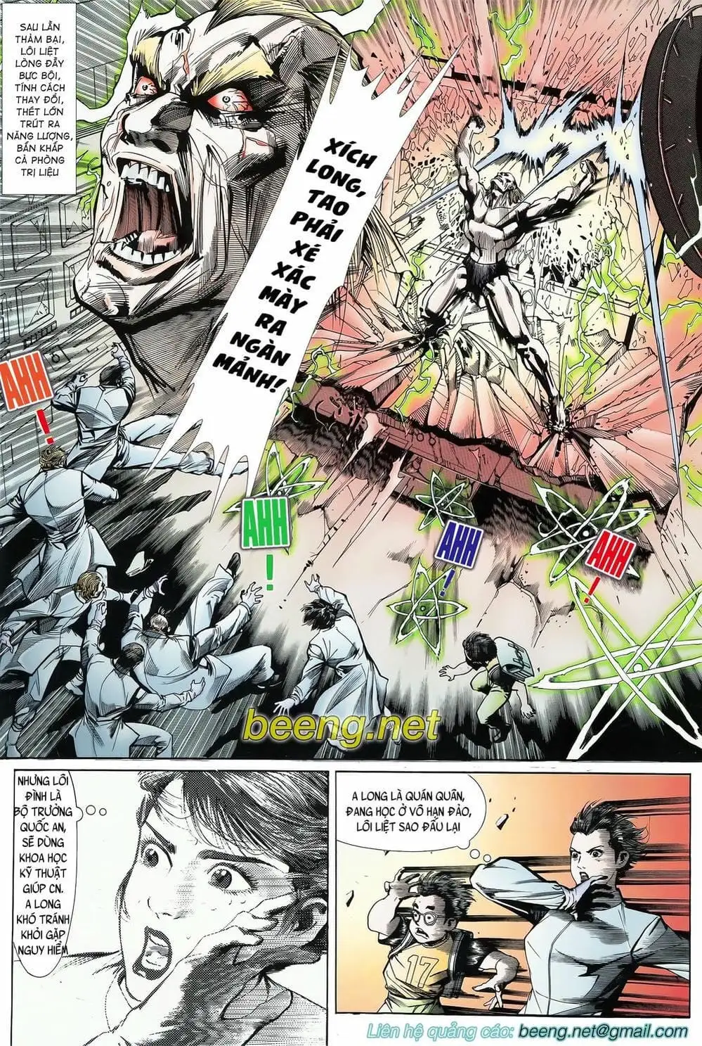 Truyện Tranh Long Hổ 5 Thế trang 8