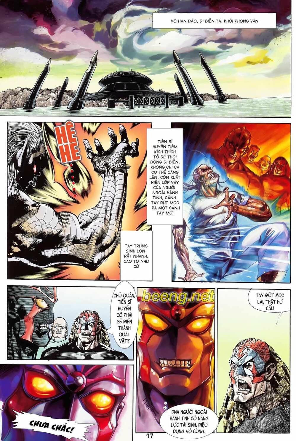 Truyện Tranh Long Hổ 5 Thế trang 8
