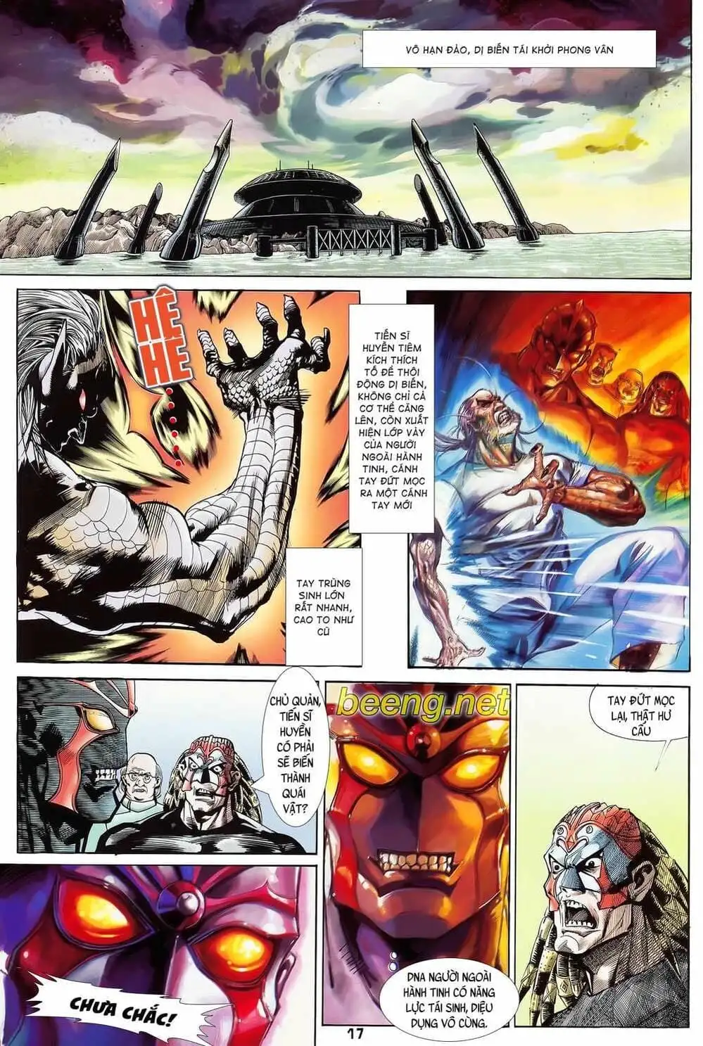Truyện Tranh Long Hổ 5 Thế trang 8