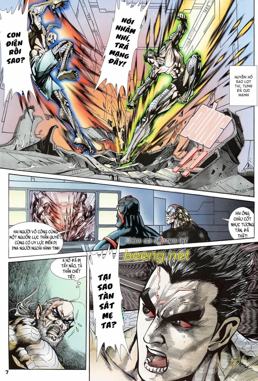 Truyện Tranh Long Hổ 5 Thế trang 8