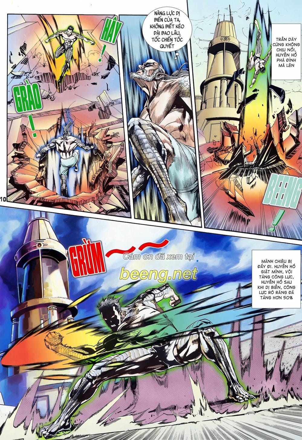 Truyện Tranh Long Hổ 5 Thế trang 8