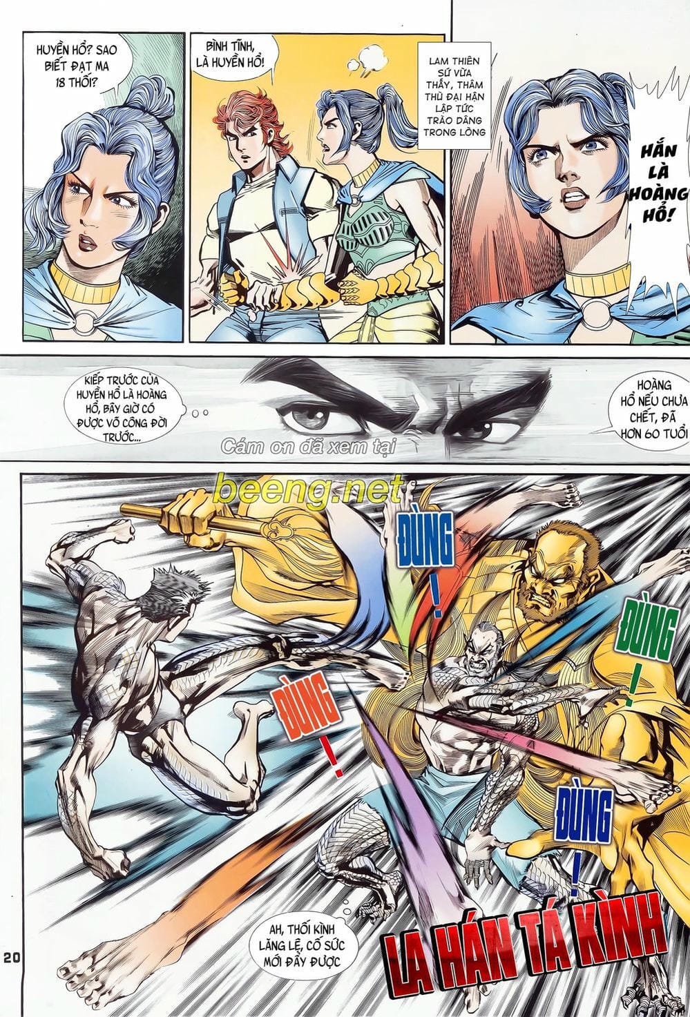 Truyện Tranh Long Hổ 5 Thế trang 8