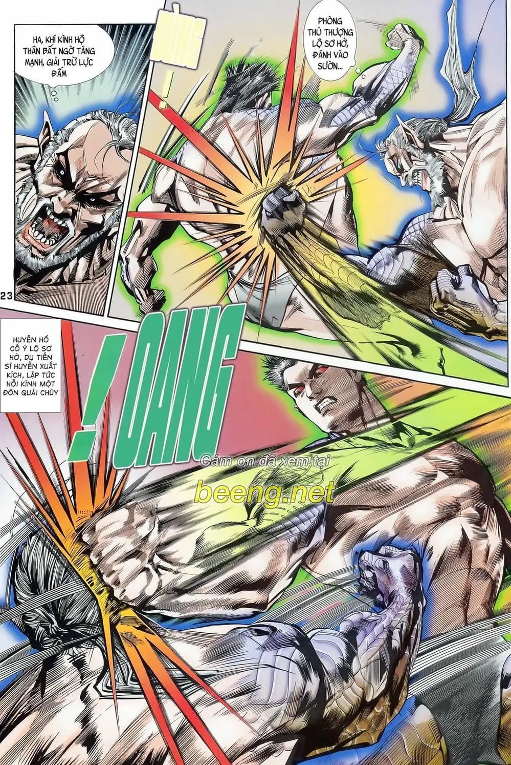 Truyện Tranh Long Hổ 5 Thế trang 8