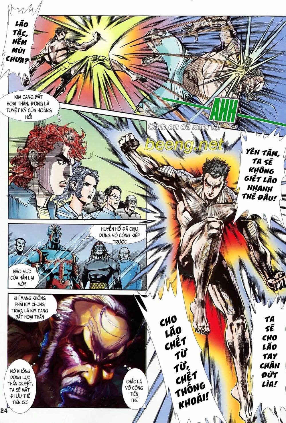Truyện Tranh Long Hổ 5 Thế trang 8