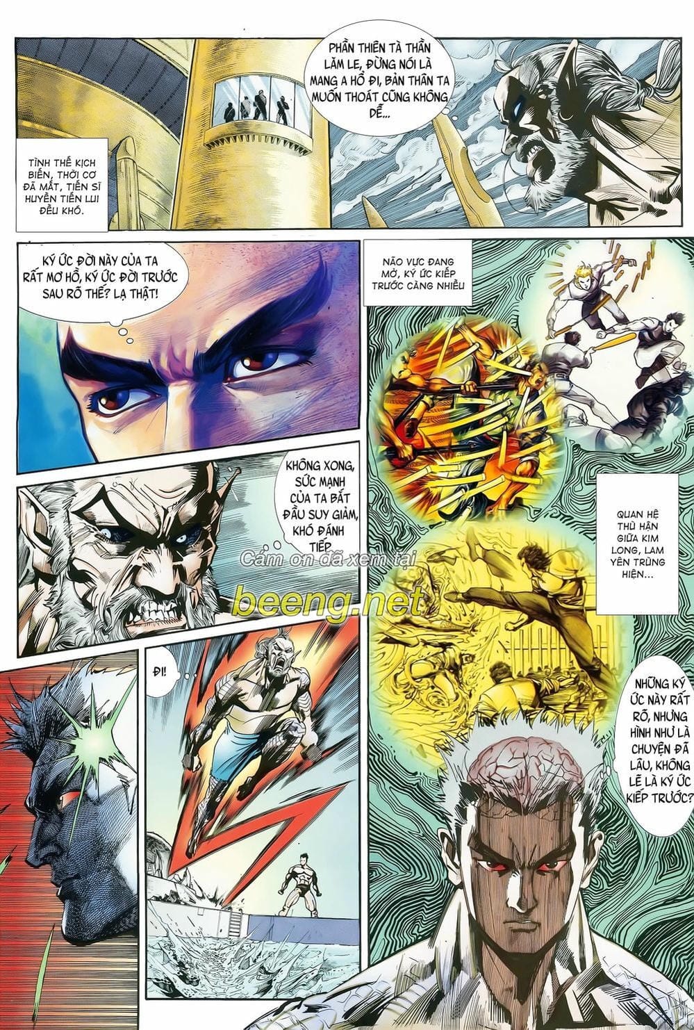 Truyện Tranh Long Hổ 5 Thế trang 8