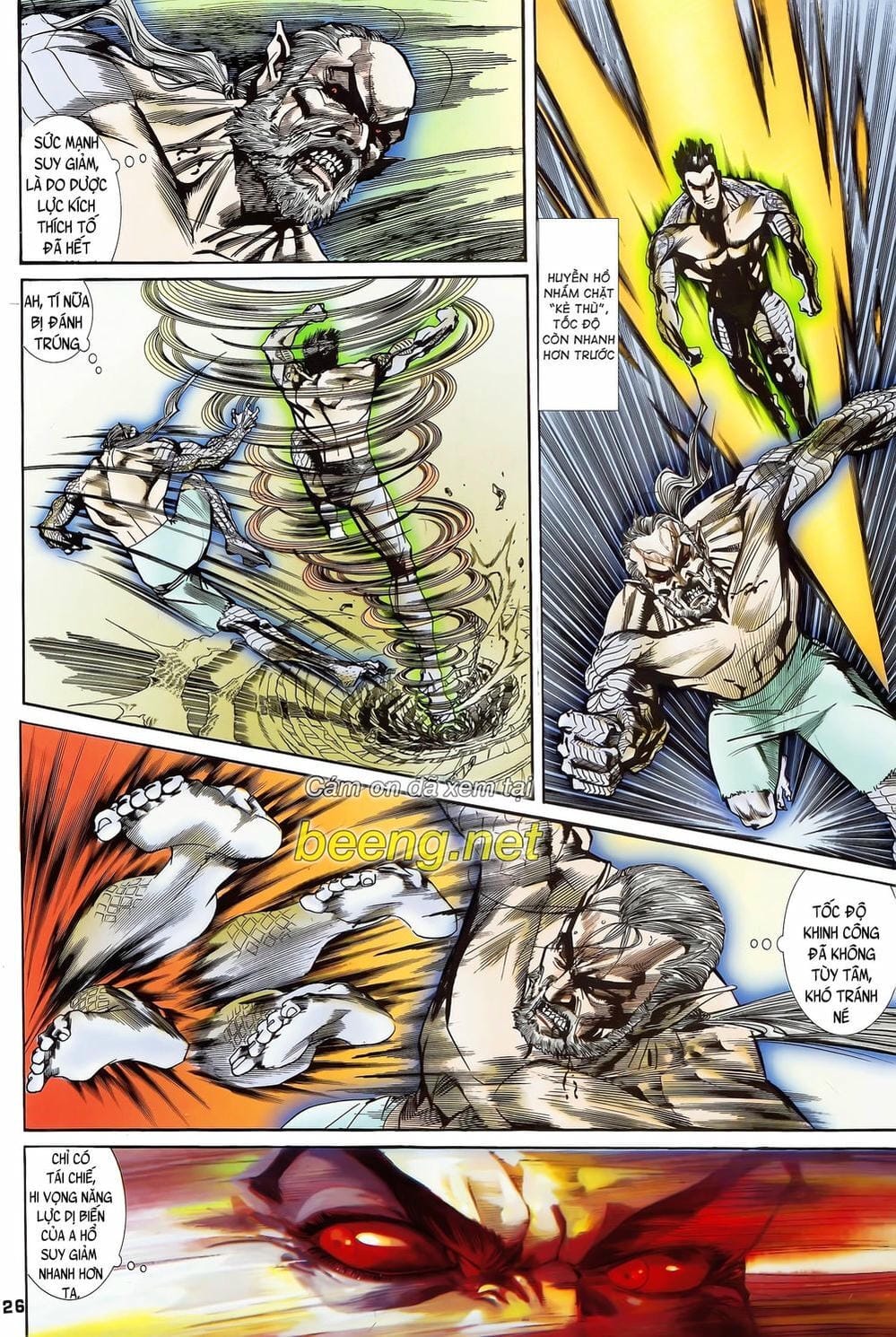 Truyện Tranh Long Hổ 5 Thế trang 8