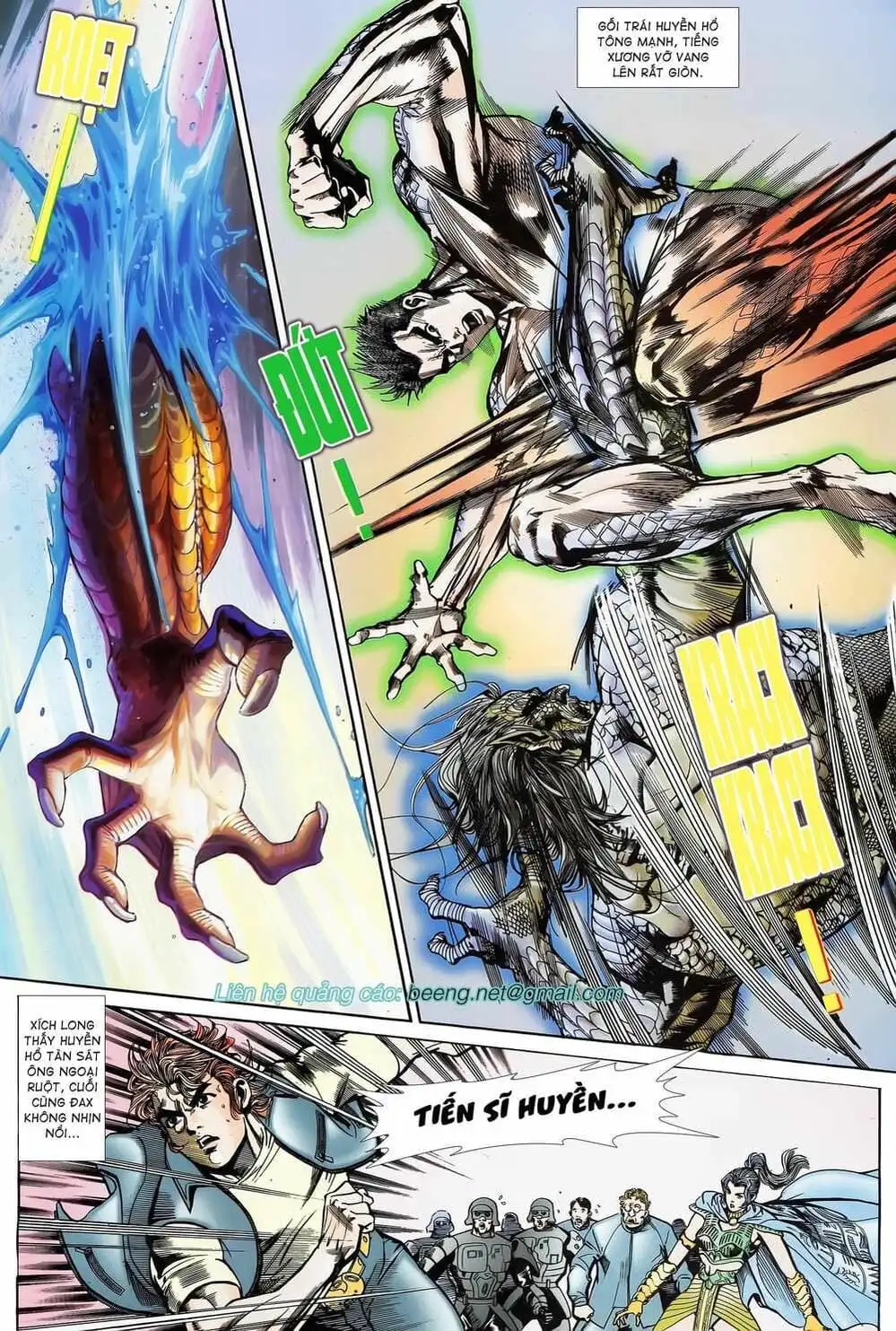 Truyện Tranh Long Hổ 5 Thế trang 8