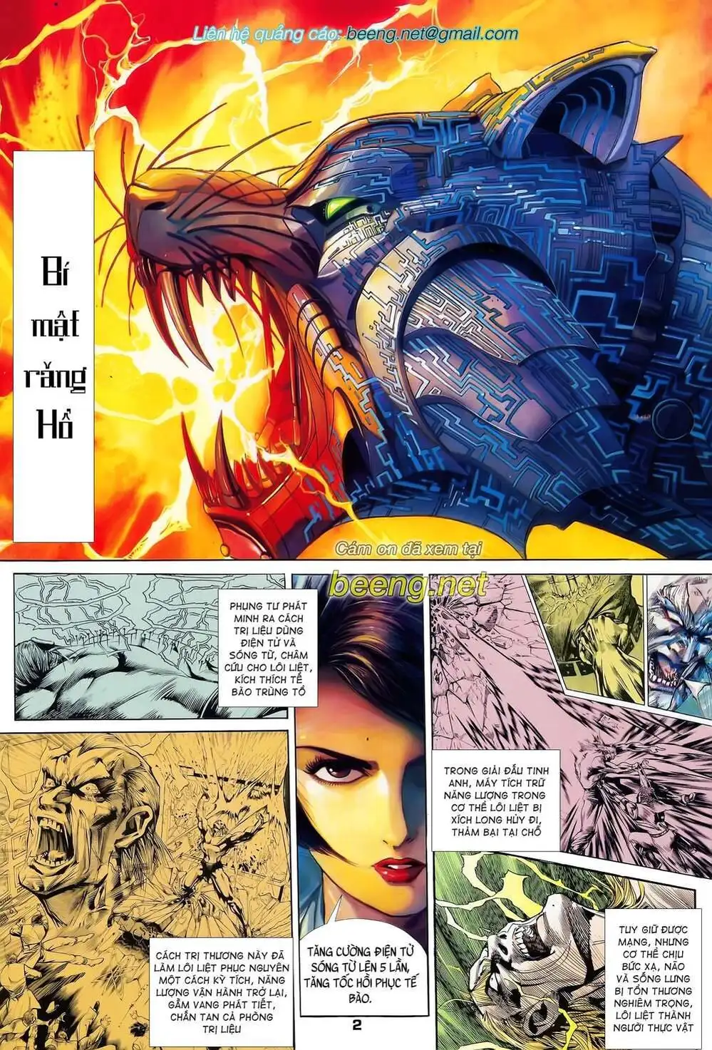 Truyện Tranh Long Hổ 5 Thế trang 8
